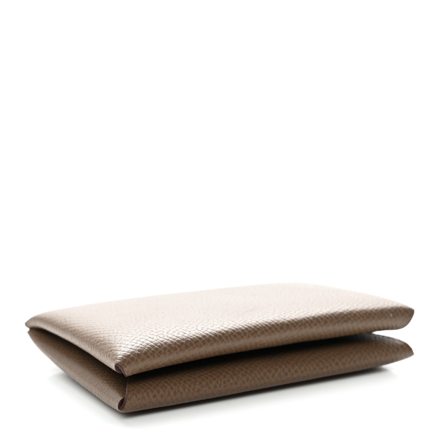 Epsom Horseshoe Calvi Card Case Etoupe Gris Misty