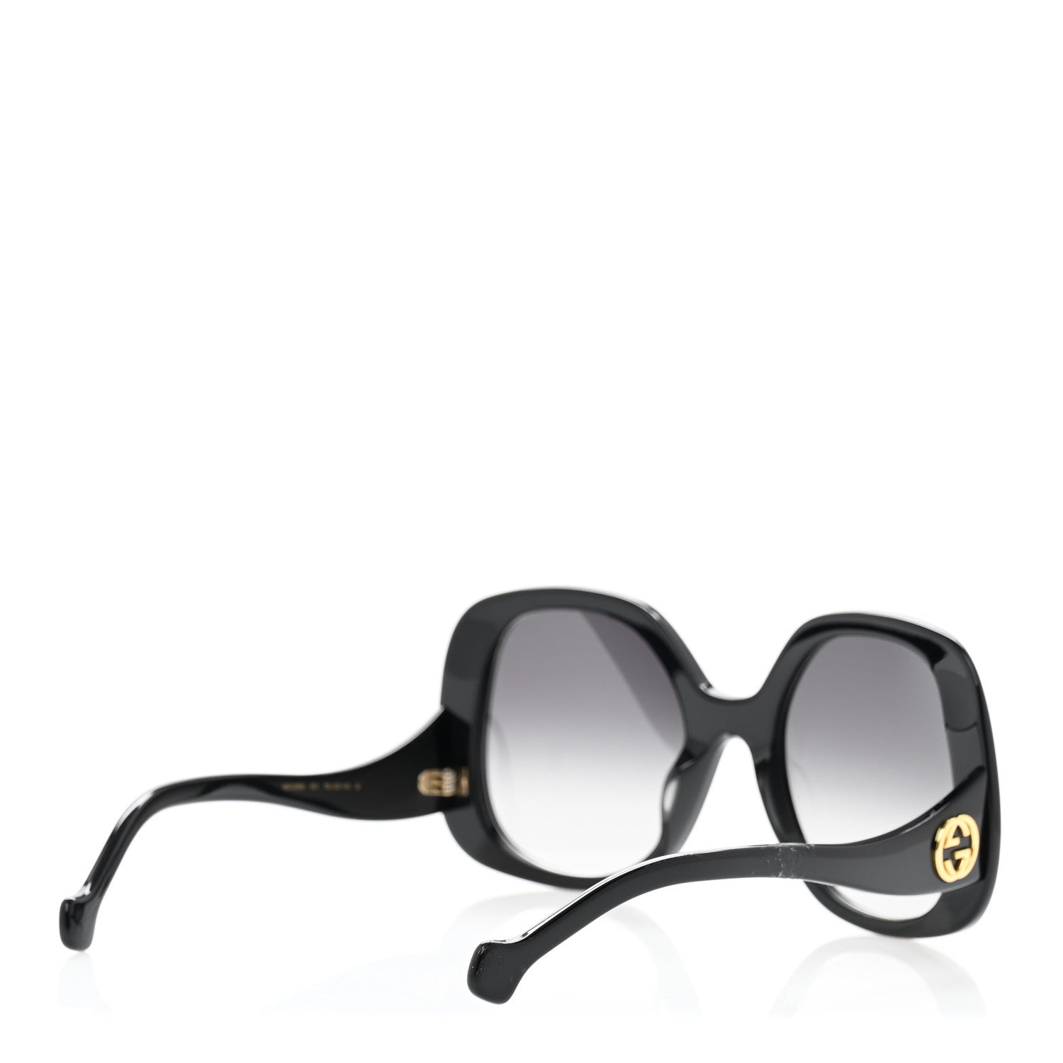 Acetate Square Frame Sunglasses GG1235S Black