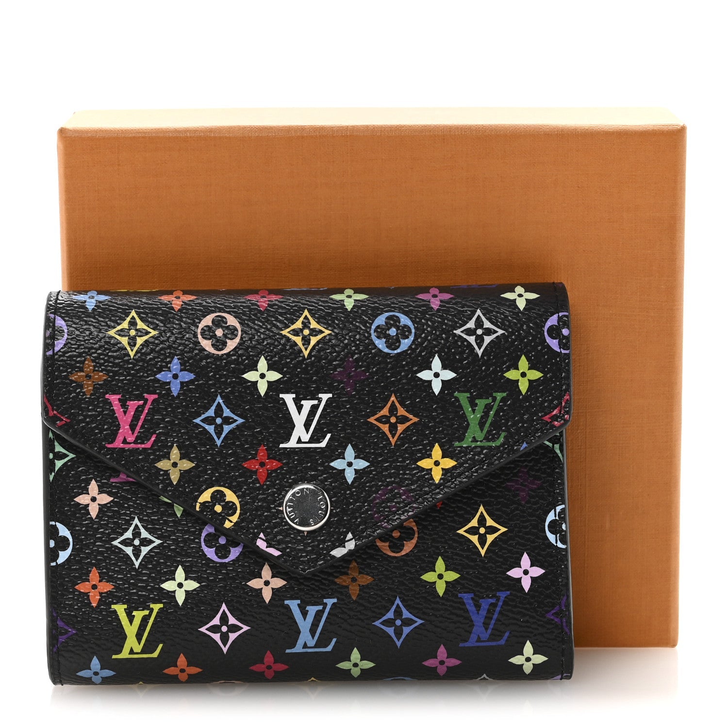 LV x TM Monogram Multicolor Victorine Wallet Black