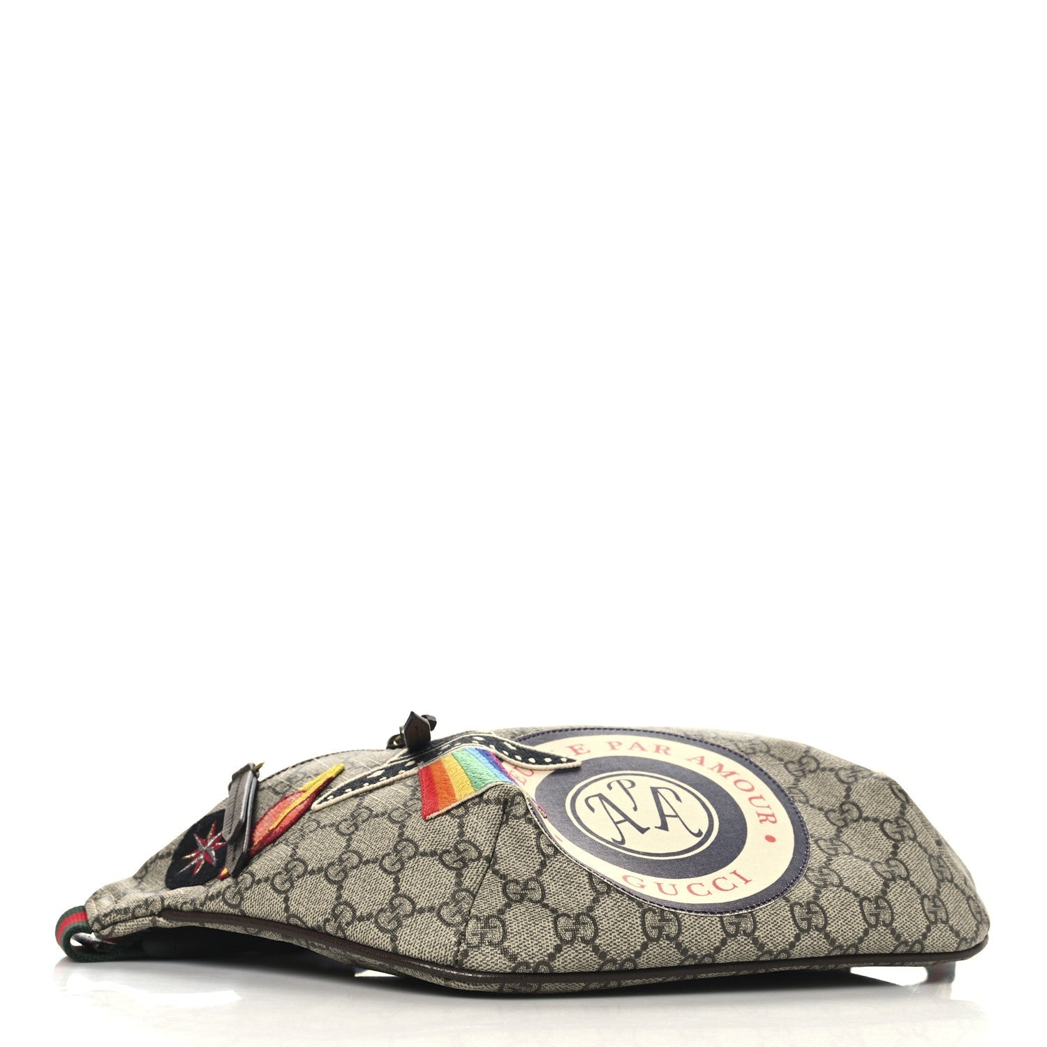 GG Supreme Monogram Courrier Belt Bag Beige New Acero