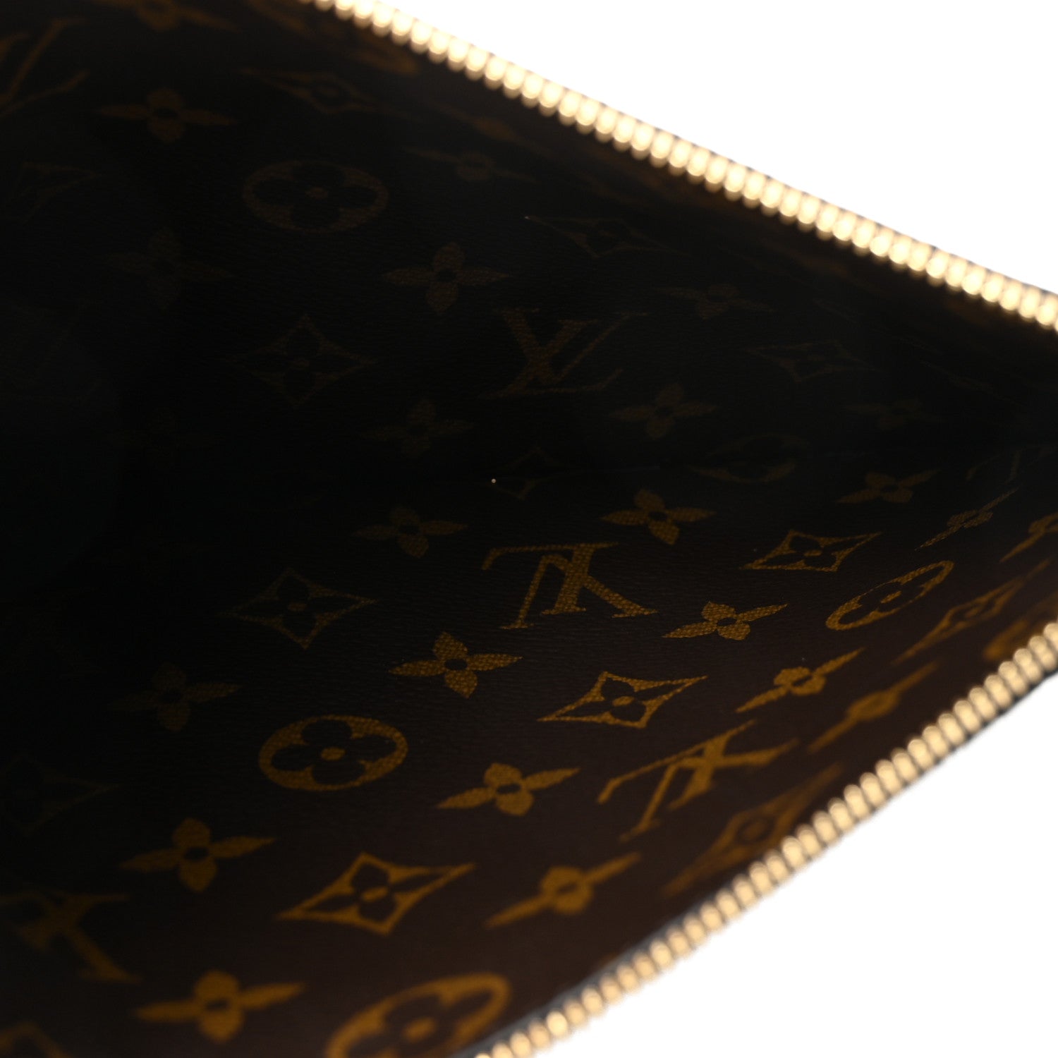 Calfskin Neverfull Inside Out MM Pochette Black