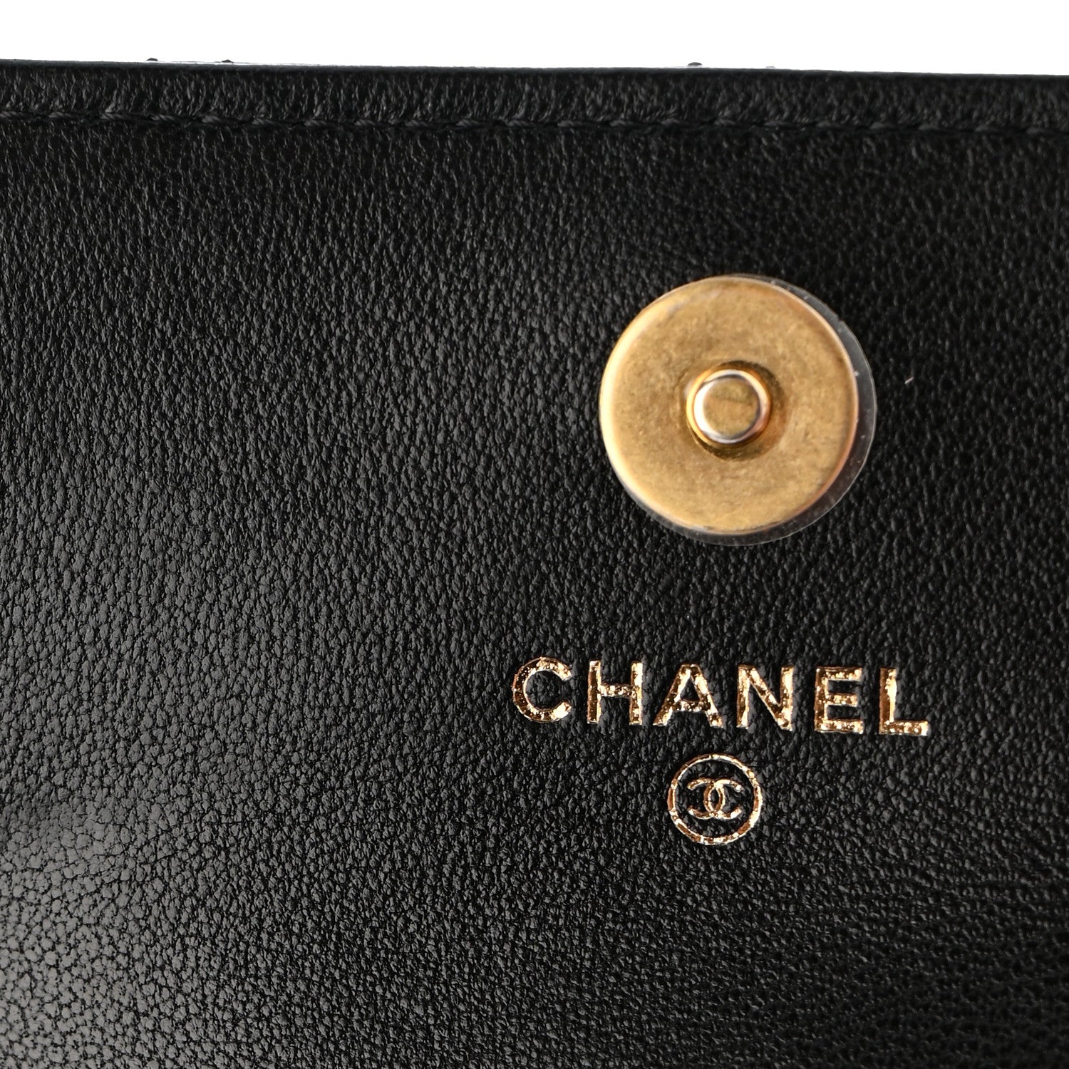Lambskin Quilted Mini Chain Belt Bag Black Beige Multicolor