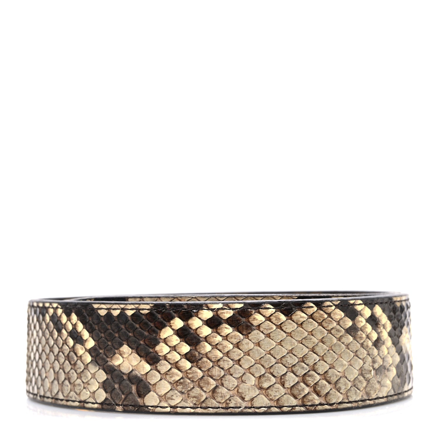 Snakeskin Monogram Bandouliere Shoulder Strap