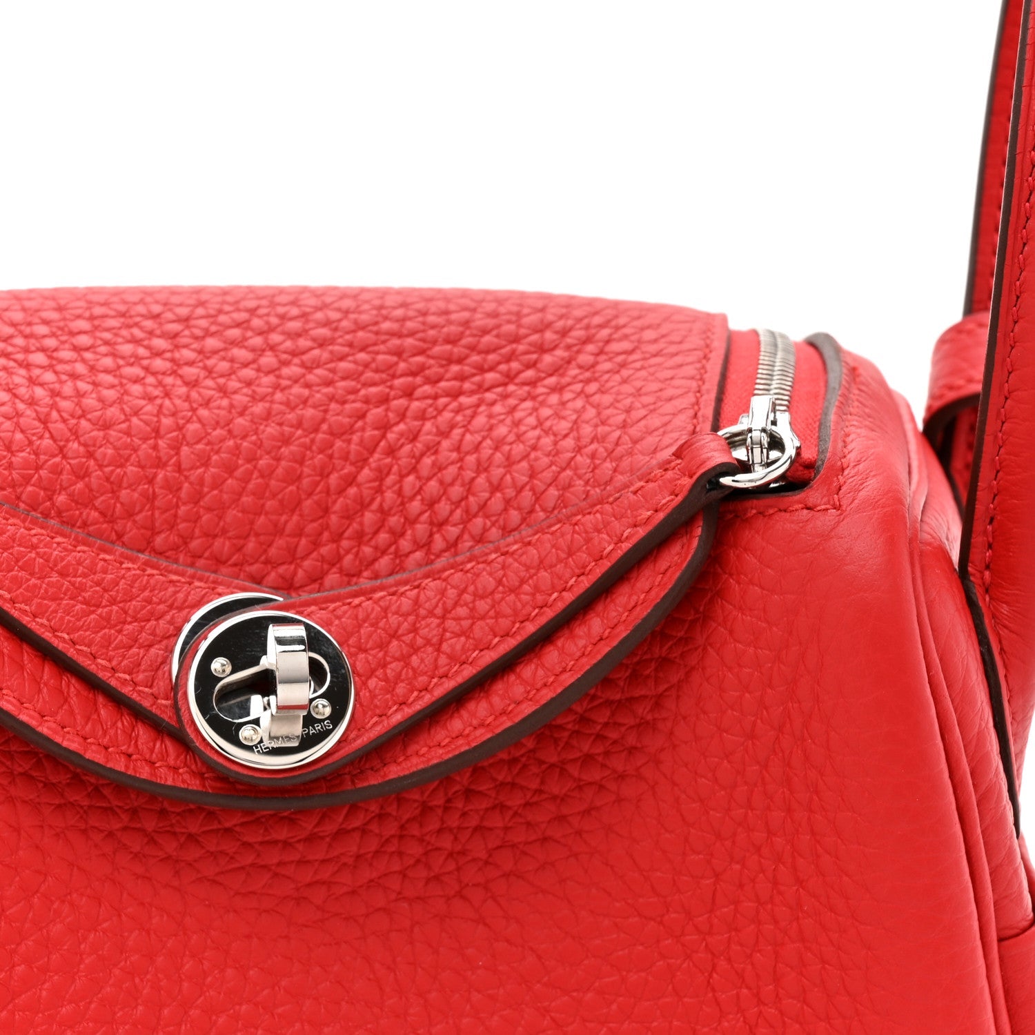 Taurillon Clemence Mini Lindy 20 Rouge Radieux
