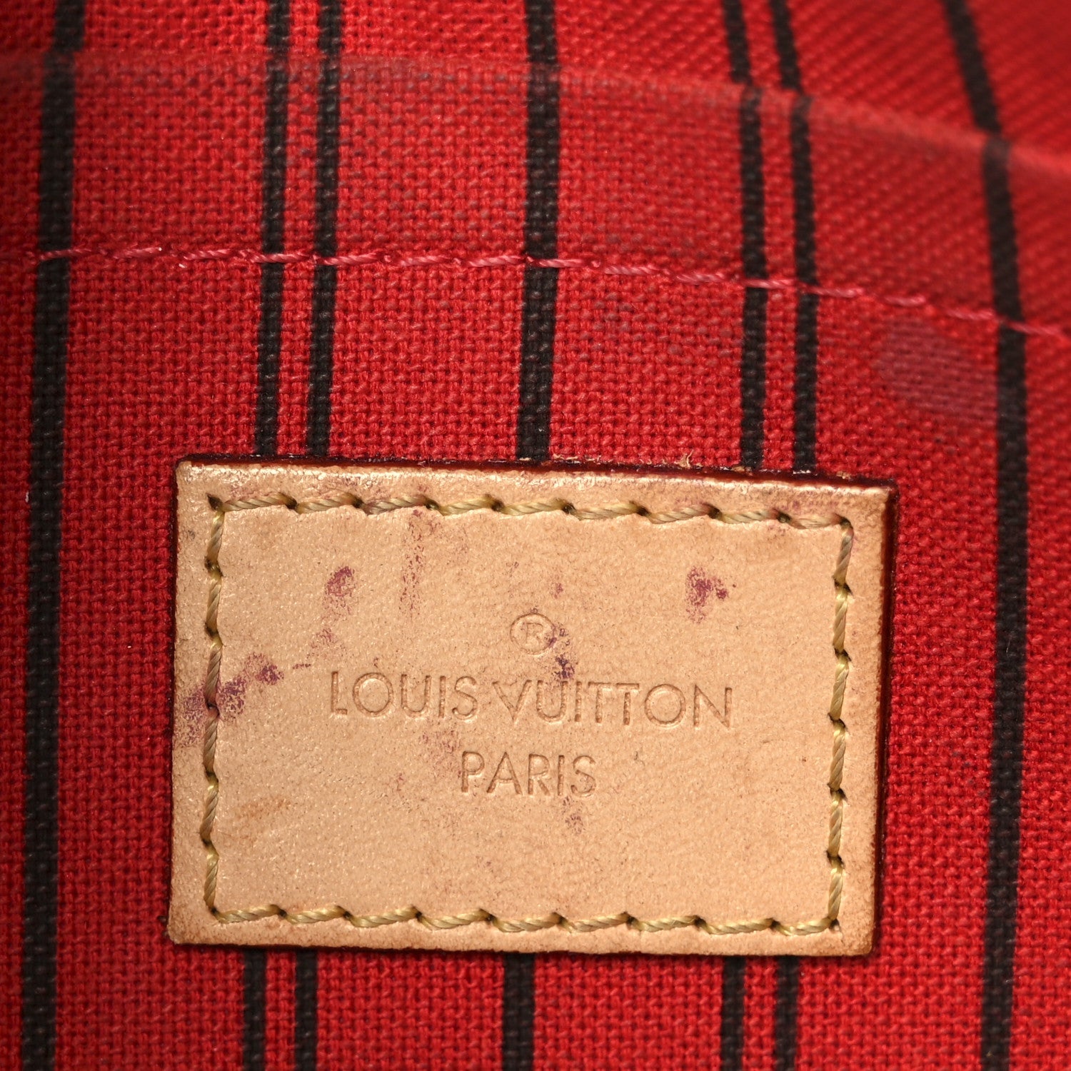Monogram Neverfull MM GM Pochette Cherry
