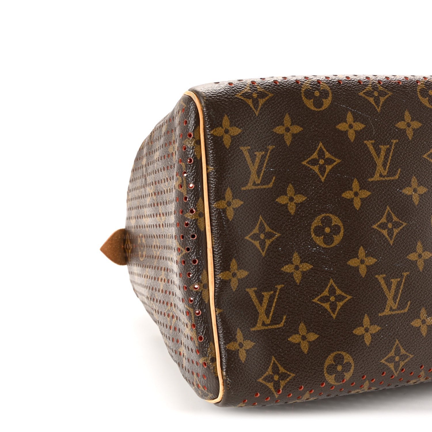 Monogram Perforated Speedy 30 Orange