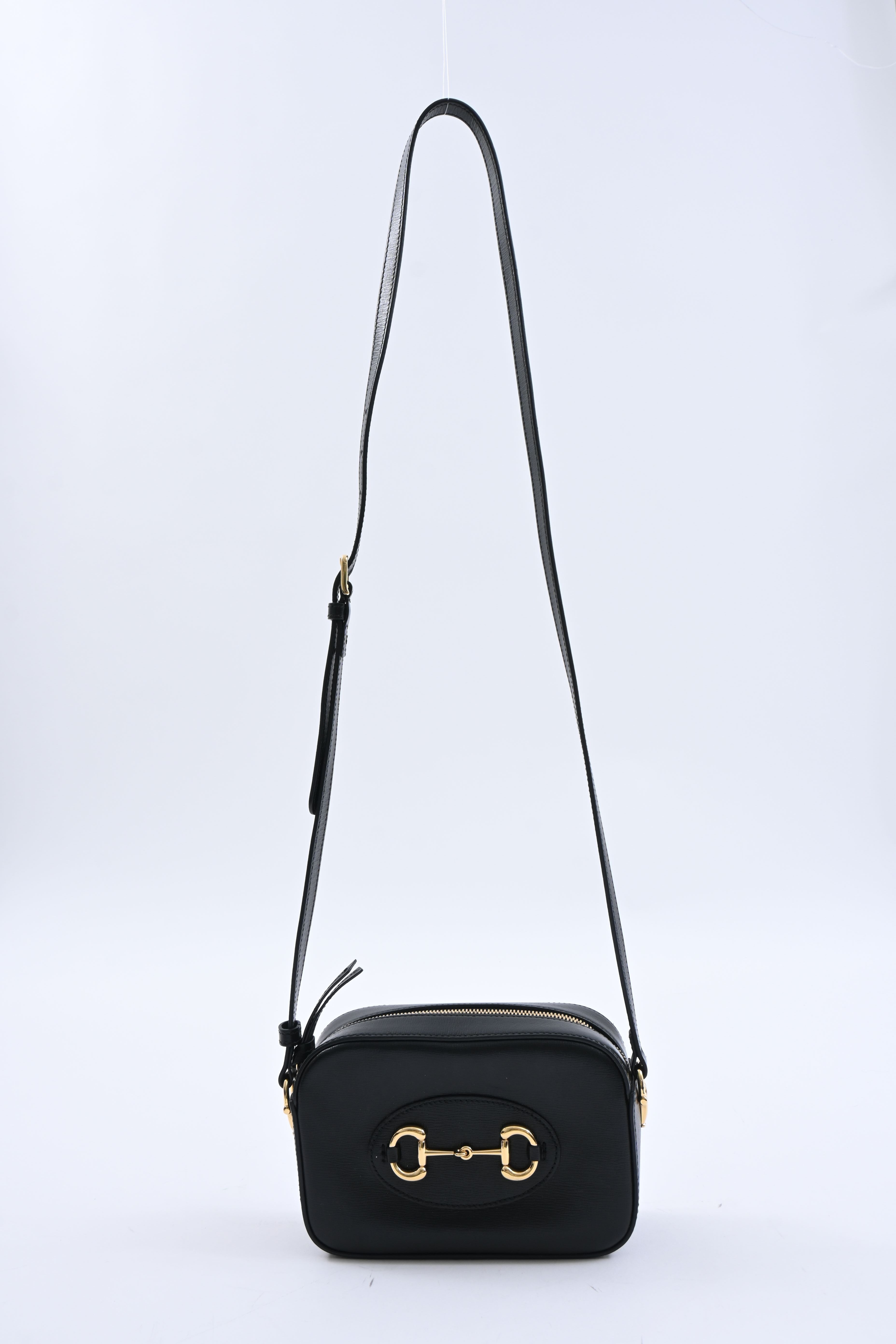 Horsebit 1955 Flap Pocket Camera Bag Leather Small