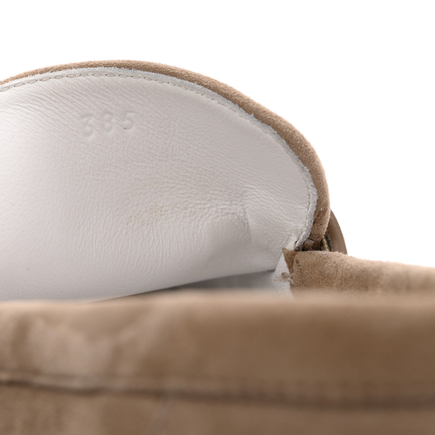 Suede Goatskin Game Slip On Sneakers 38.5 Etoupe
