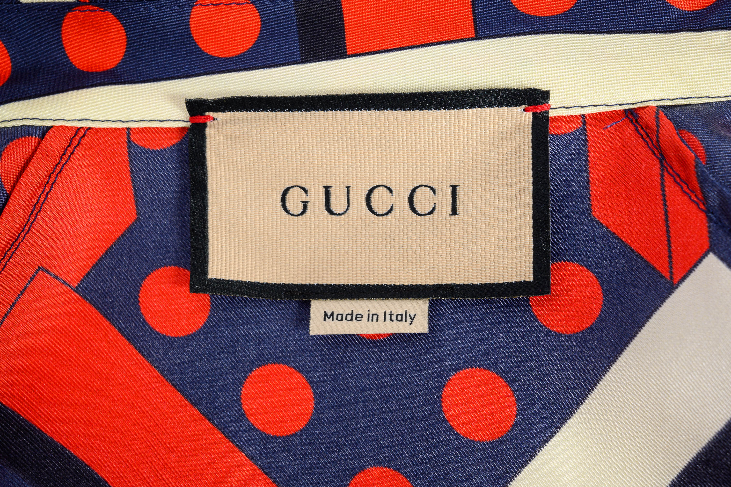 Women's Gucci G Dot Labyrinth Print Jacket