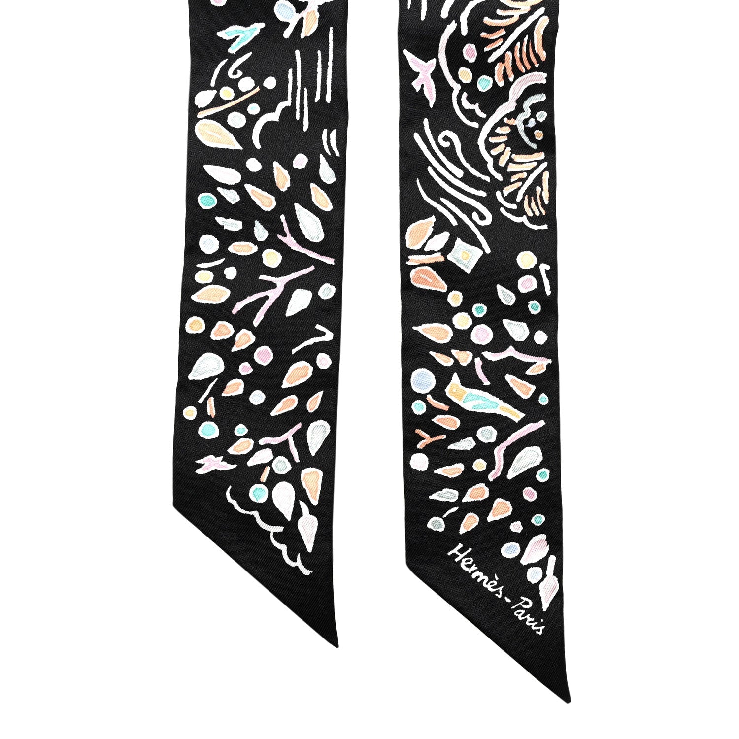Silk Isola Di Primavera Twilly Black Vert Rose