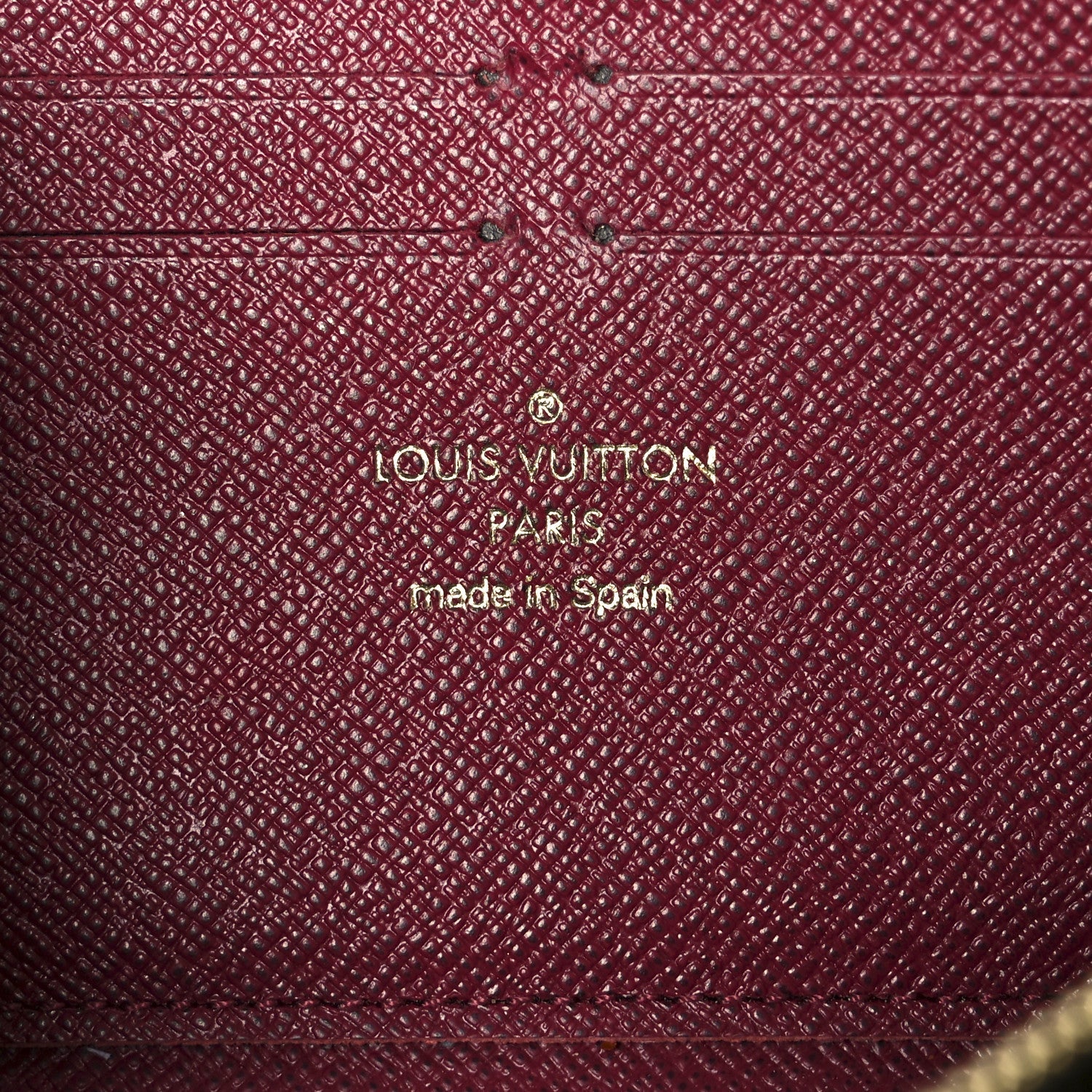 Monogram Clemence Wallet Fuchsia