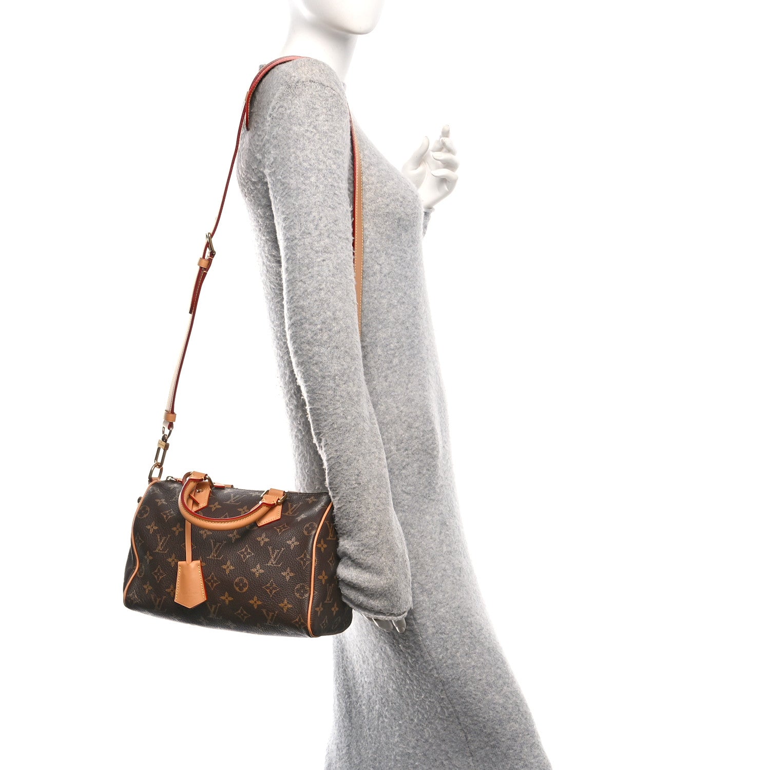 Calfskin Monogram Speedy P9 Bandouliere 25