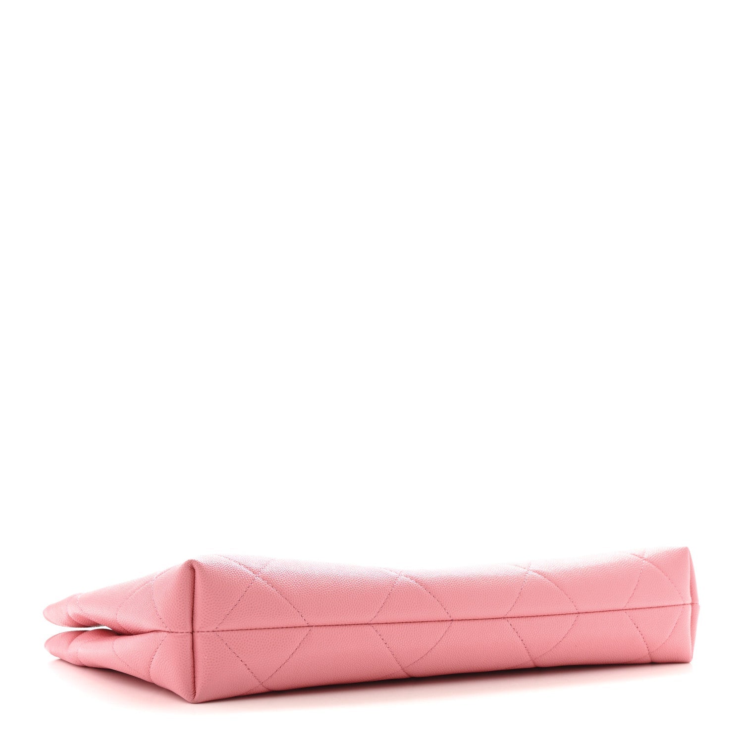 Caviar Quilted A Real Catch Clutch Pink