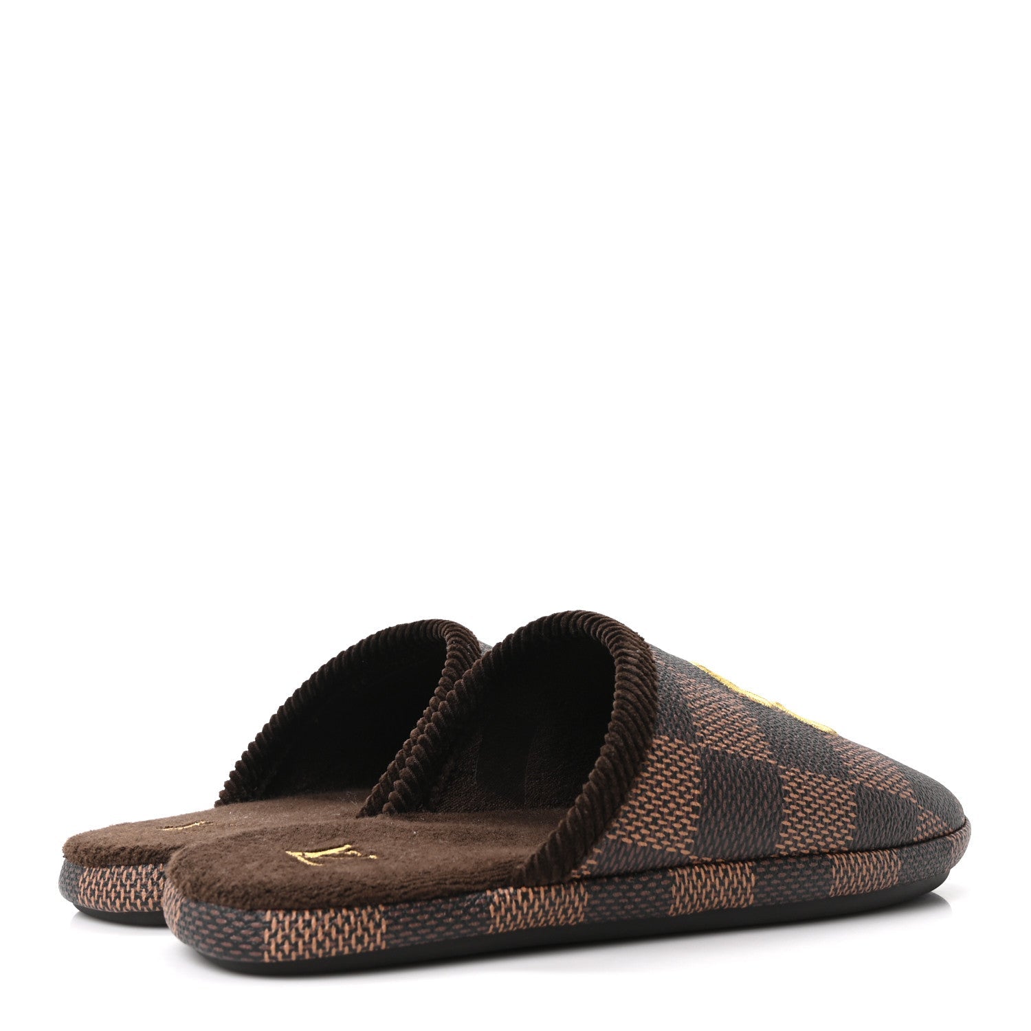 Damier Ebene Palace Slippers 7 Mocha
