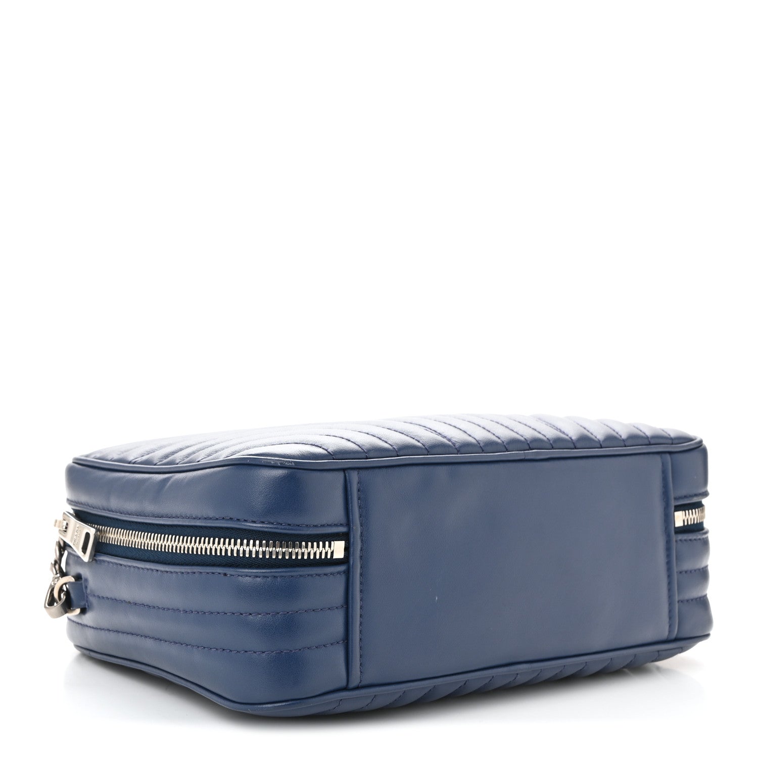 Soft Calfskin Impunture Diagramme Camera Bag Bluette
