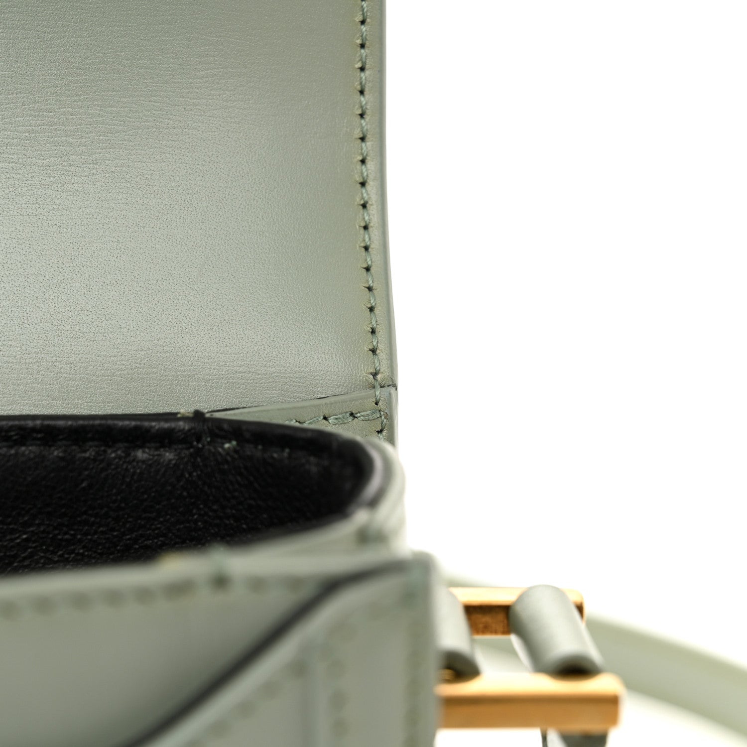 Smooth Calfskin Small Solferino Satchel Acqua
