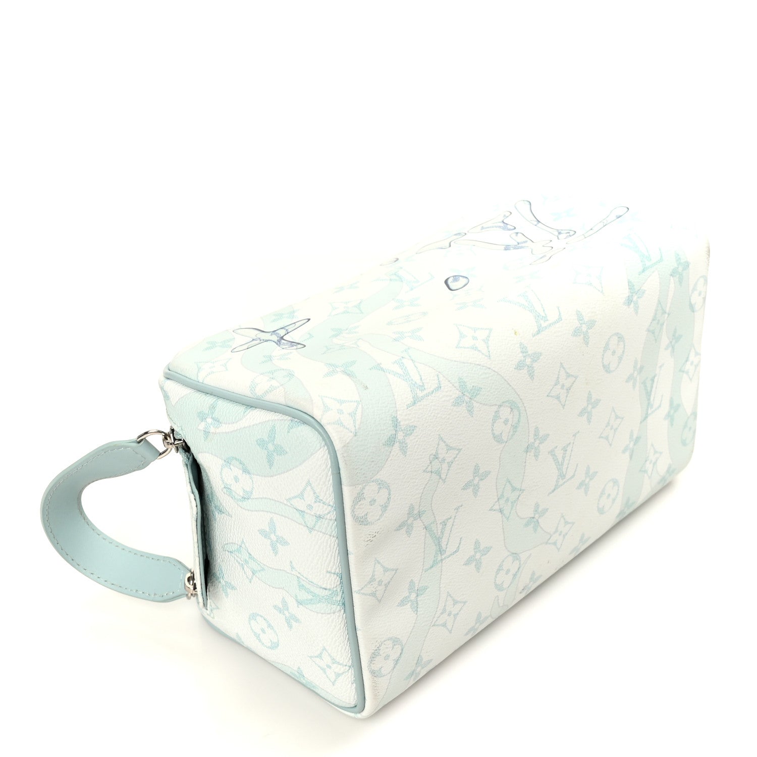Monogram Aquagarden Dopp Kit Toilet Pouch Crystal Blue