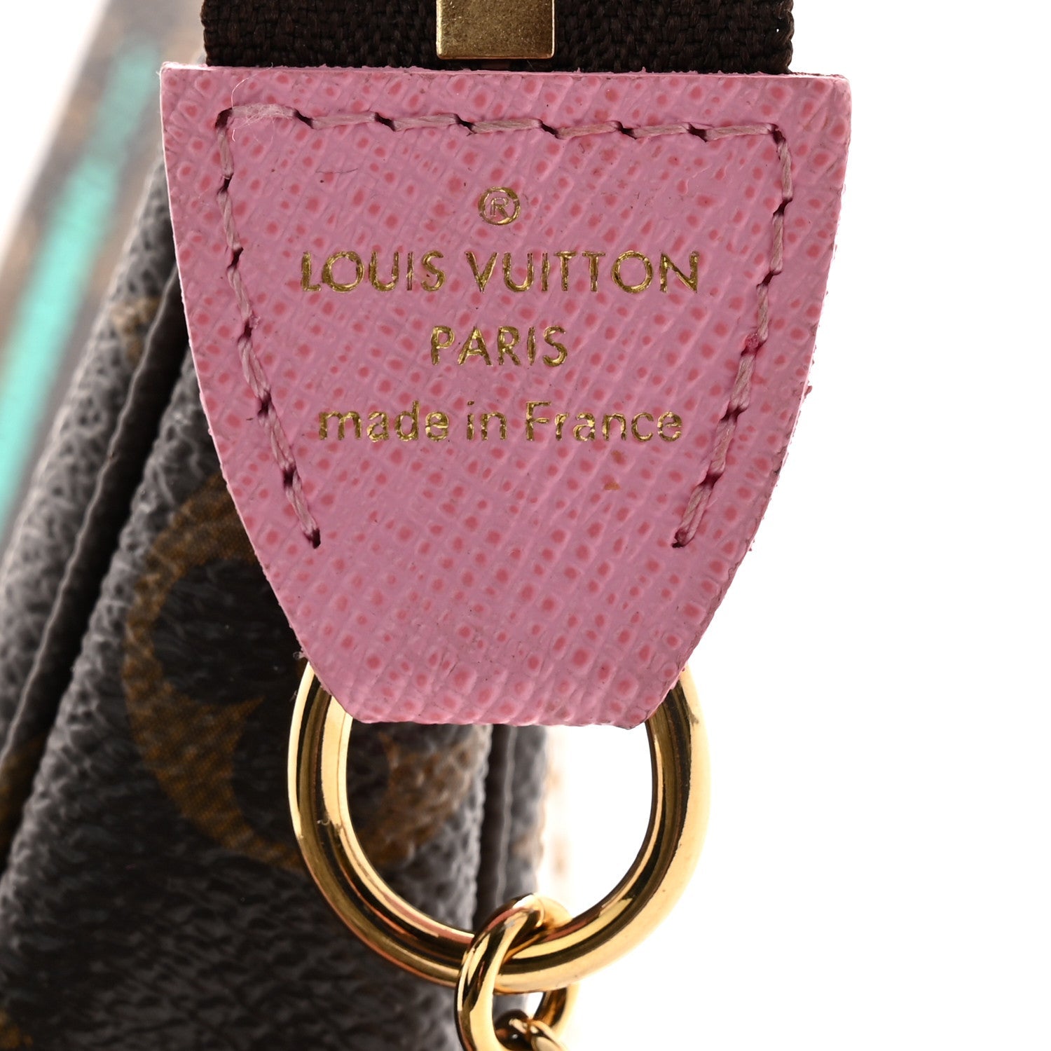 Monogram 2022 Christmas Animation Paris Mini Pochette Accessories Pink