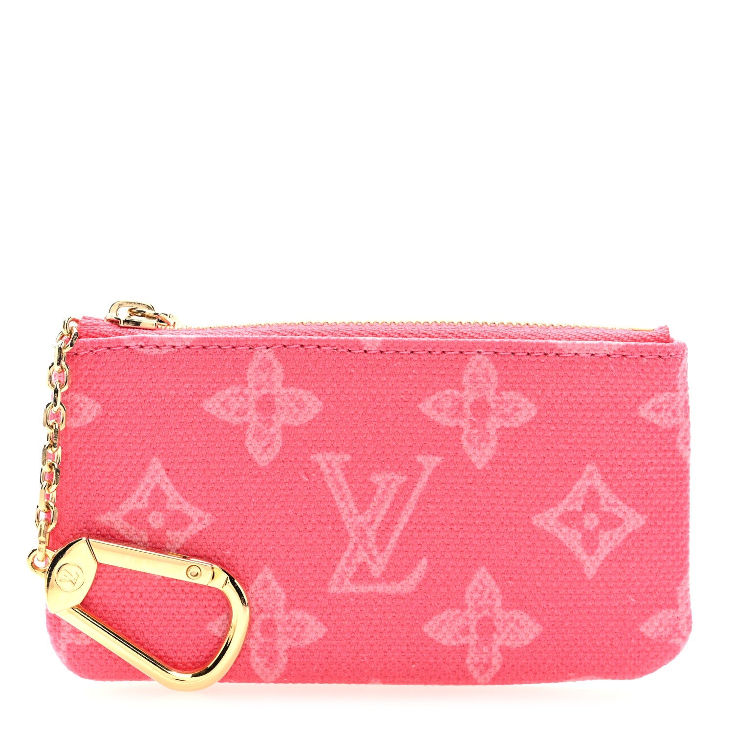 Monogram Origine Key Pouch  Rose Ruban