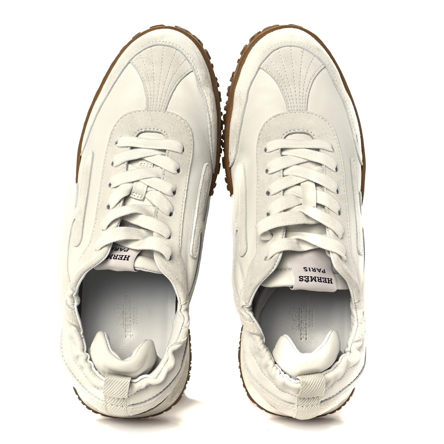 Nappa Suede Goatskin Jet Sneakers 38 White
