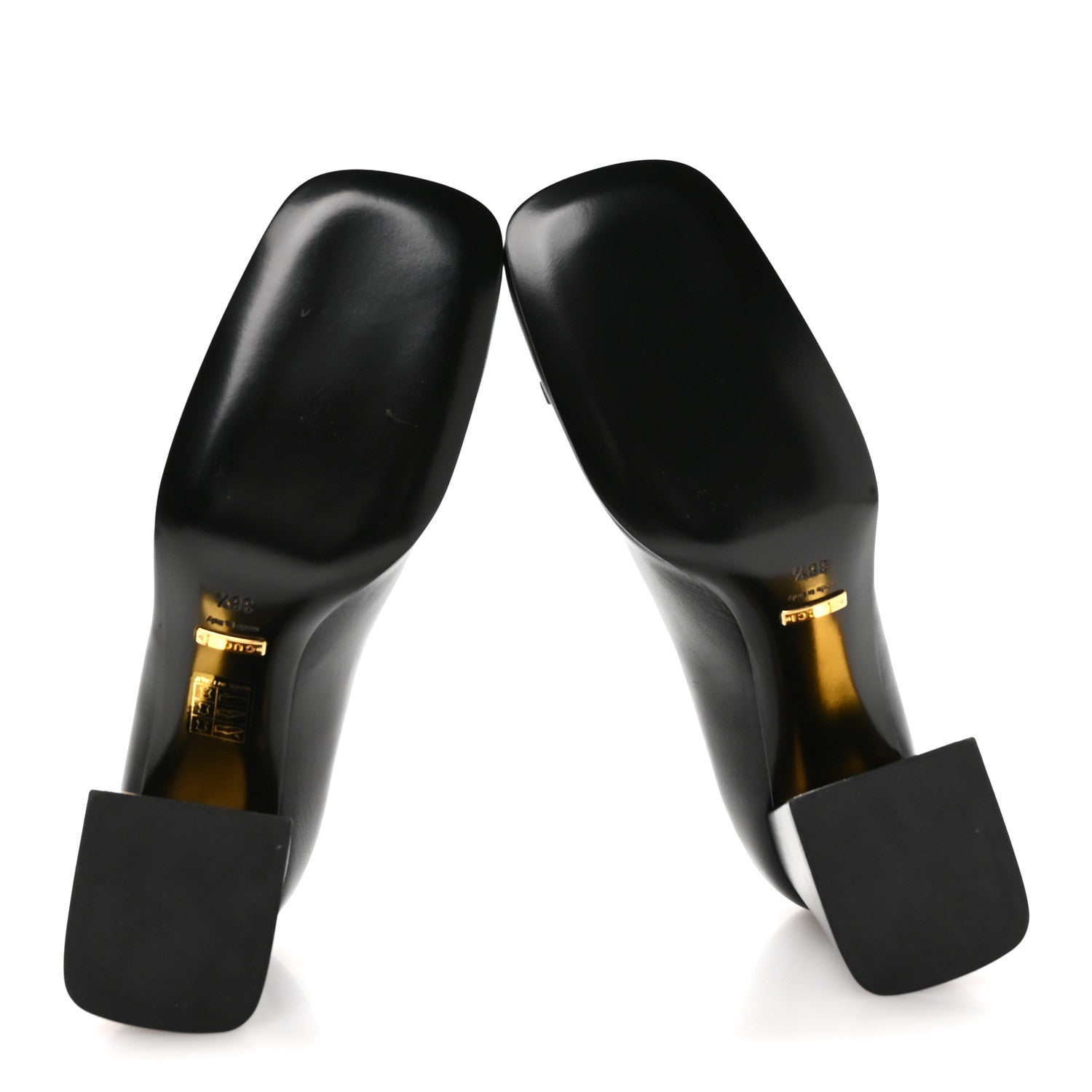 Malaga Kid Horsebit 75mm Pumps 38.5 Black