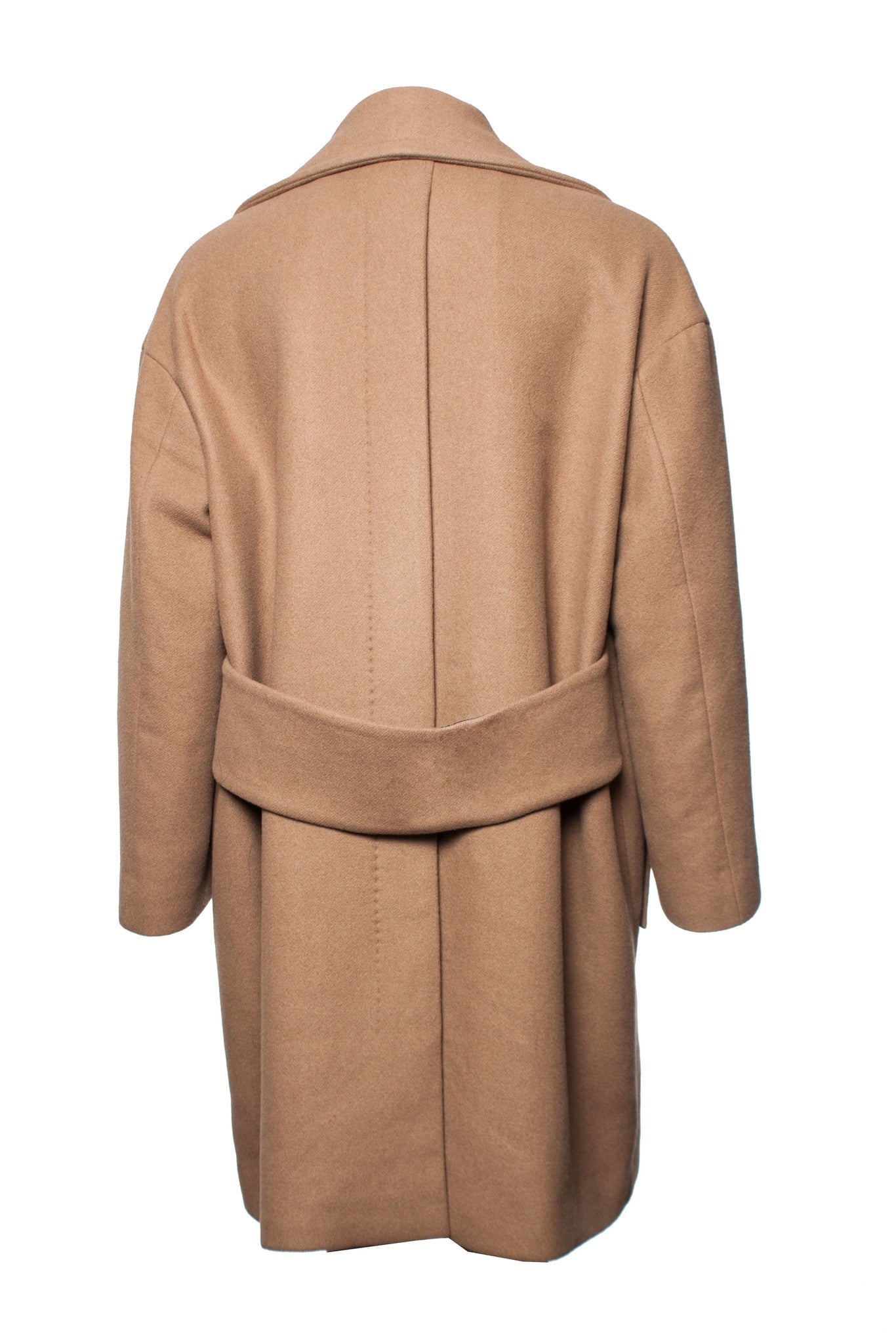 Women's Gucci Brown oversized cashmere coat.