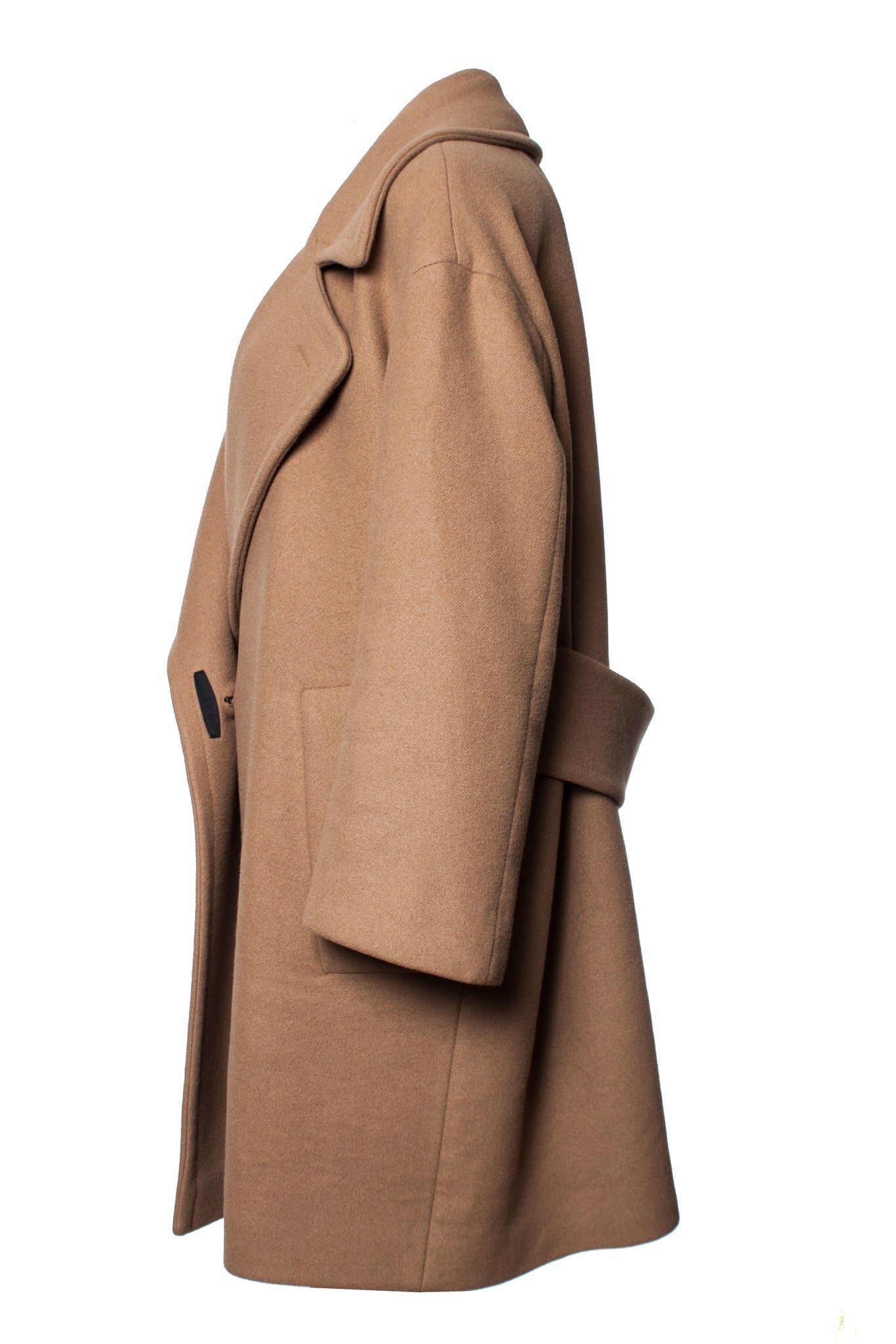 Women's Gucci Brown oversized cashmere coat.