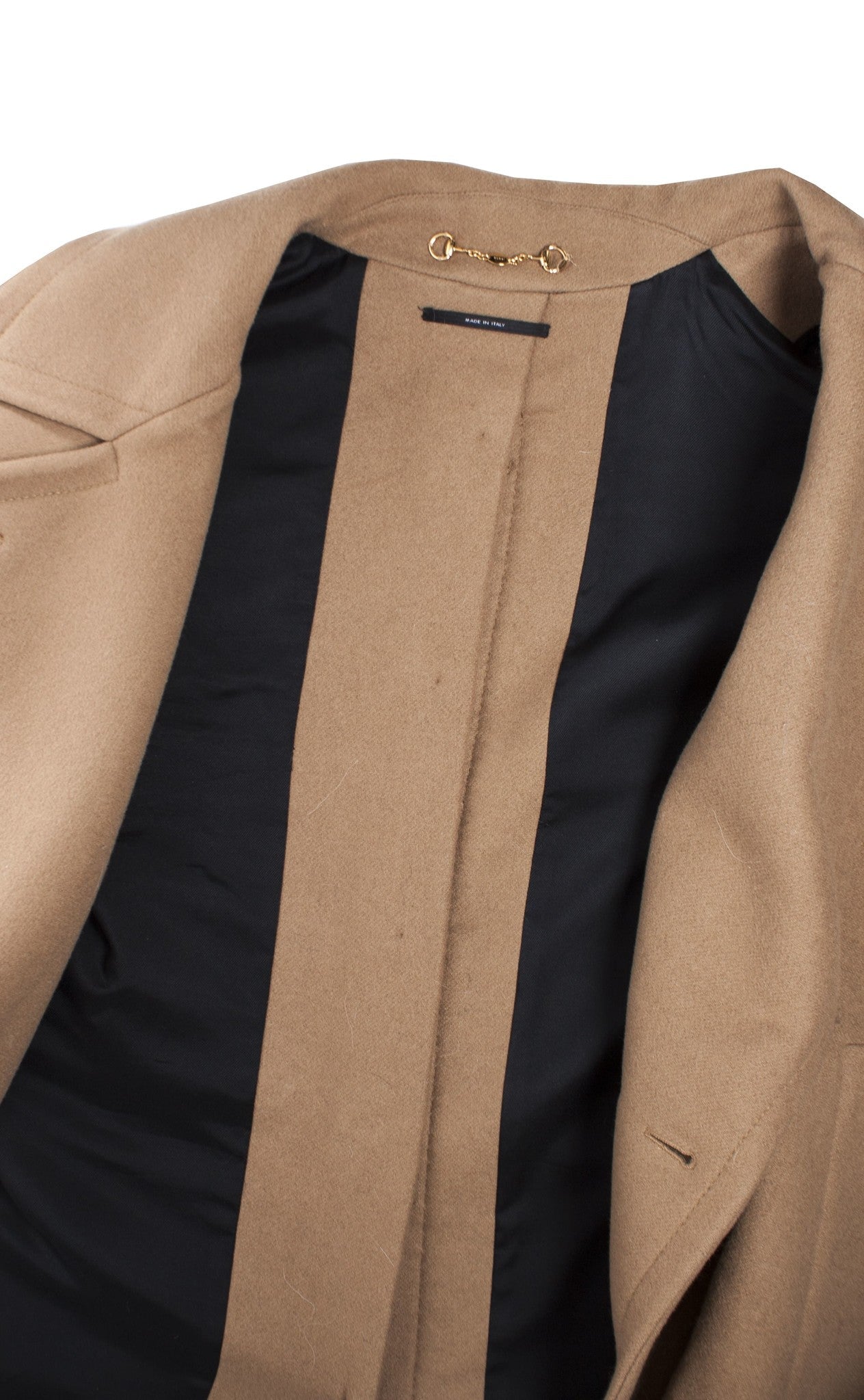 Women's Gucci Brown oversized cashmere coat.