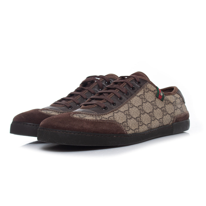 Men's Gucci GG canvas low top trainers