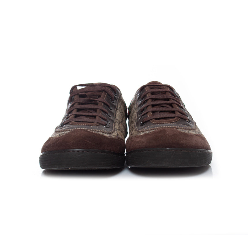 Men's Gucci GG canvas low top trainers