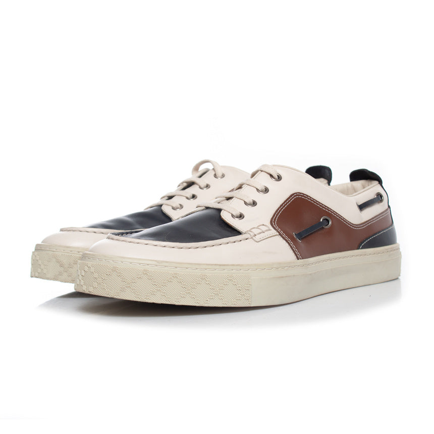 Men's Gucci leather deck shoes