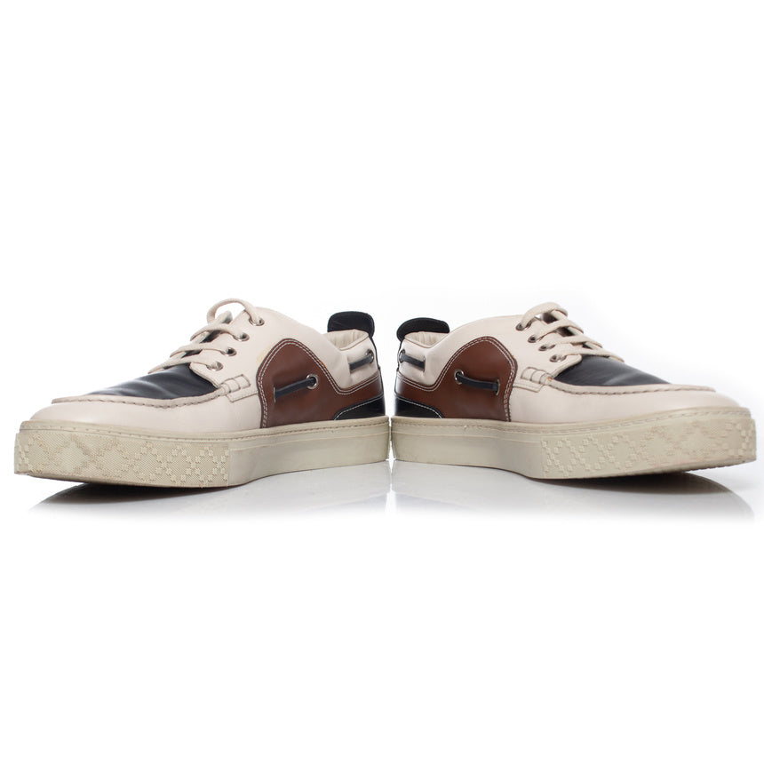 Men's Gucci leather deck shoes