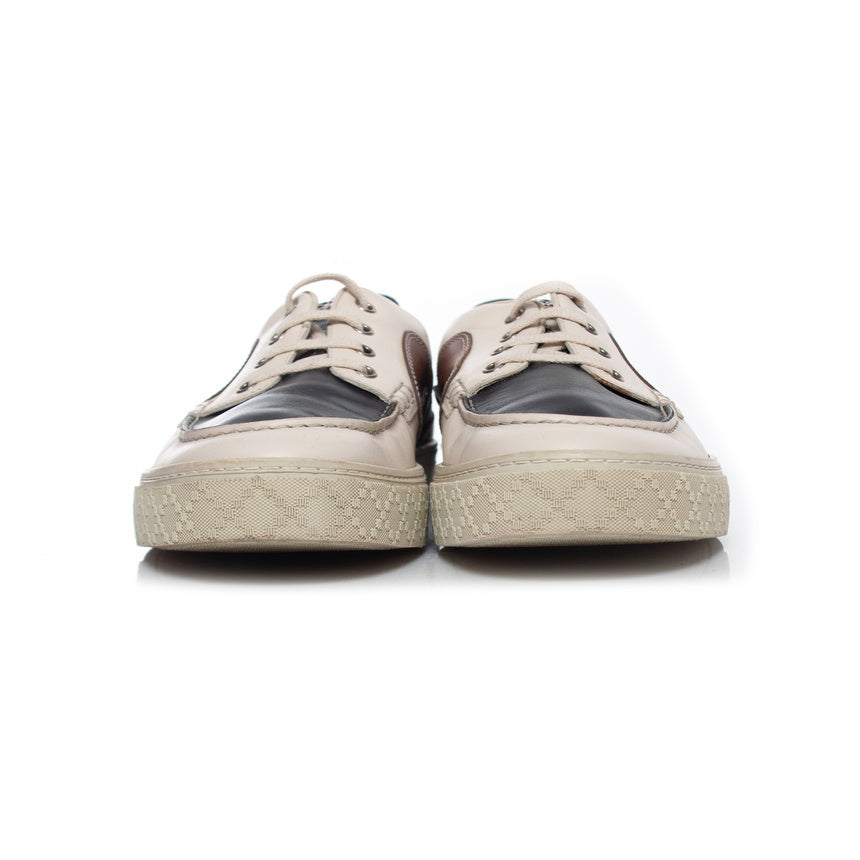 Men's Gucci leather deck shoes