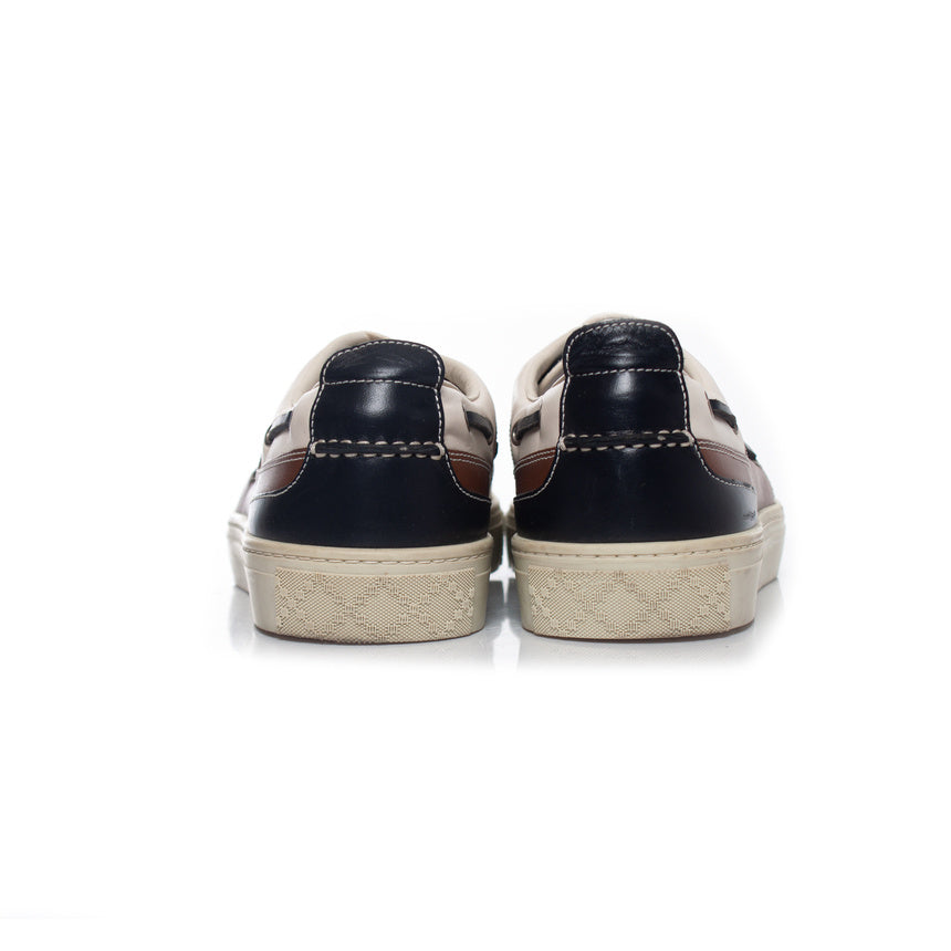 Men's Gucci leather deck shoes