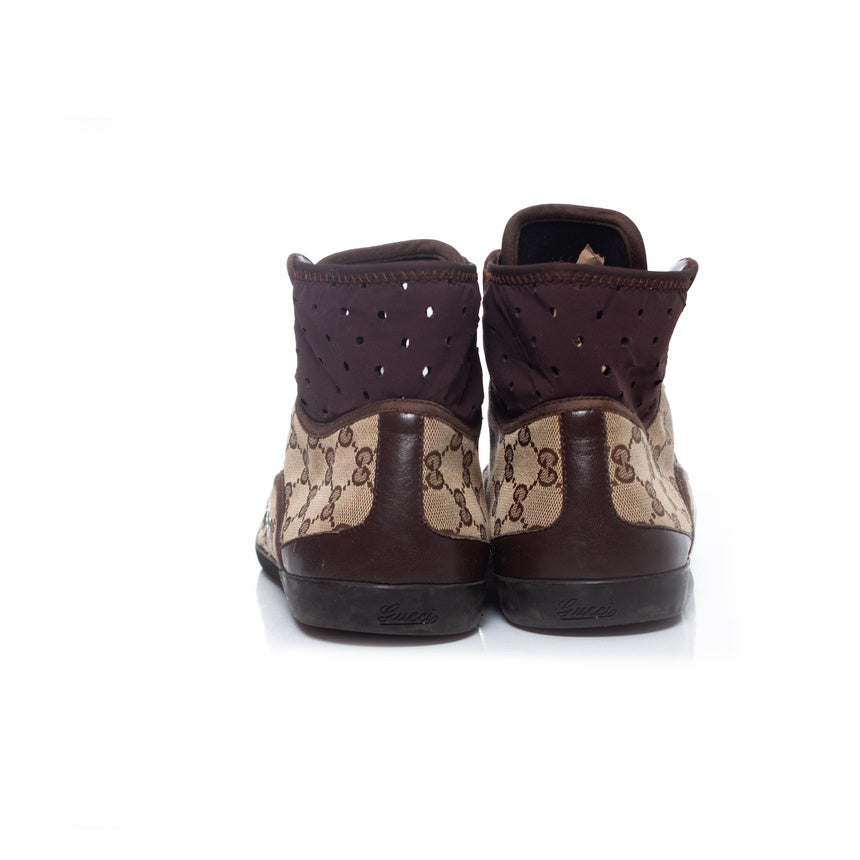 Men's Gucci GG canvas high top trainers