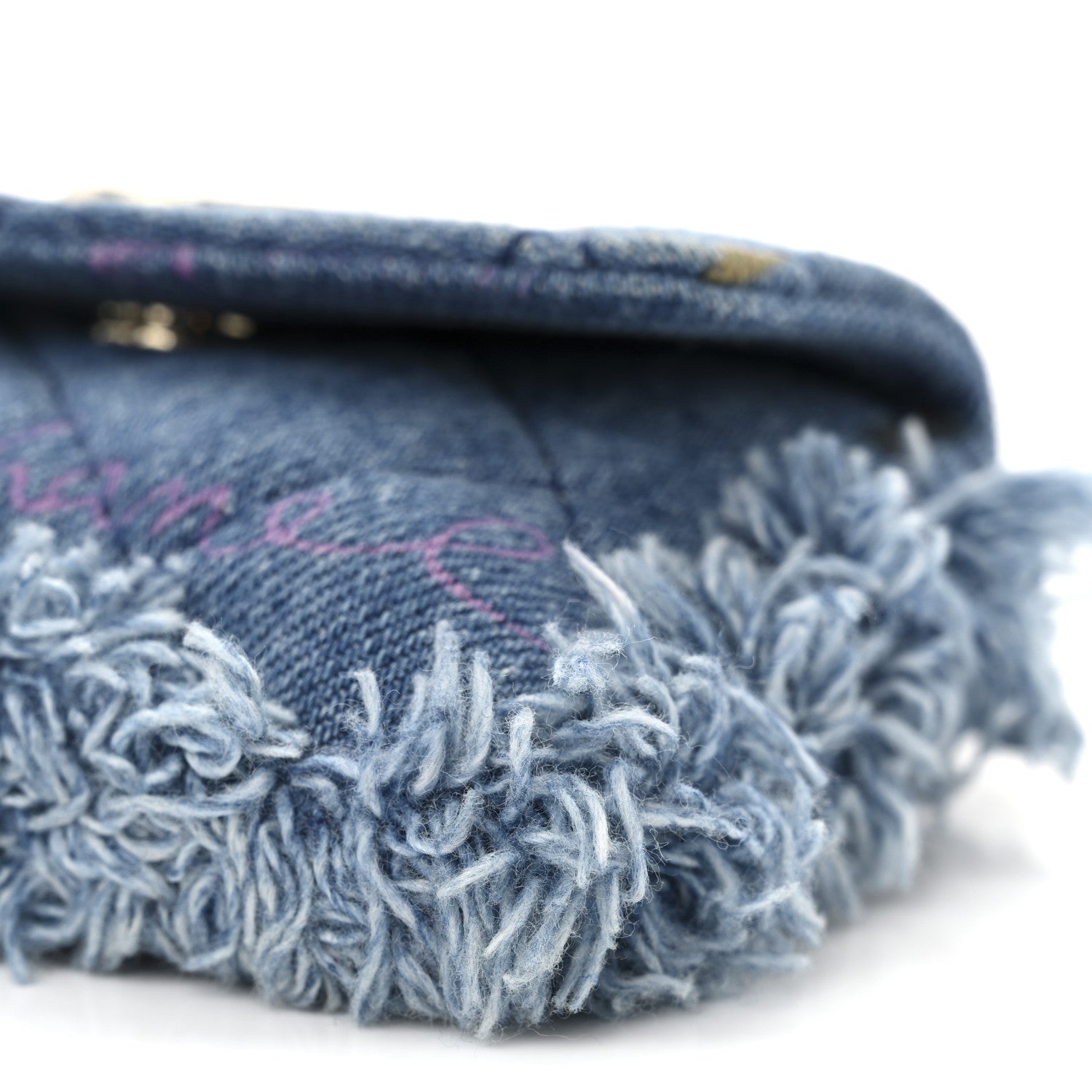 Denim Quilted Denim Mood Belt Bag Blue Multicolor