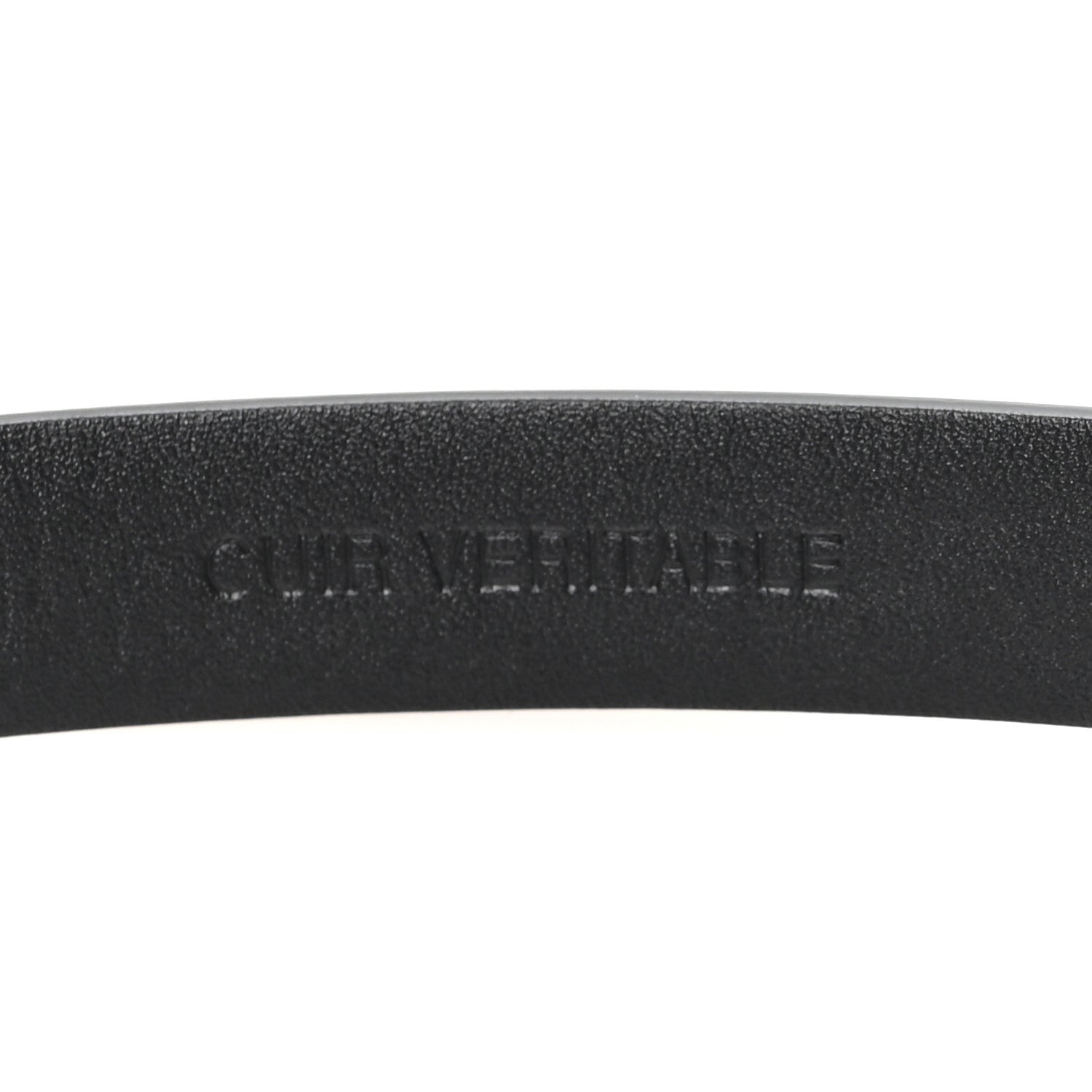 Calfskin Crystal CC Skinny Belt 90 36 Black