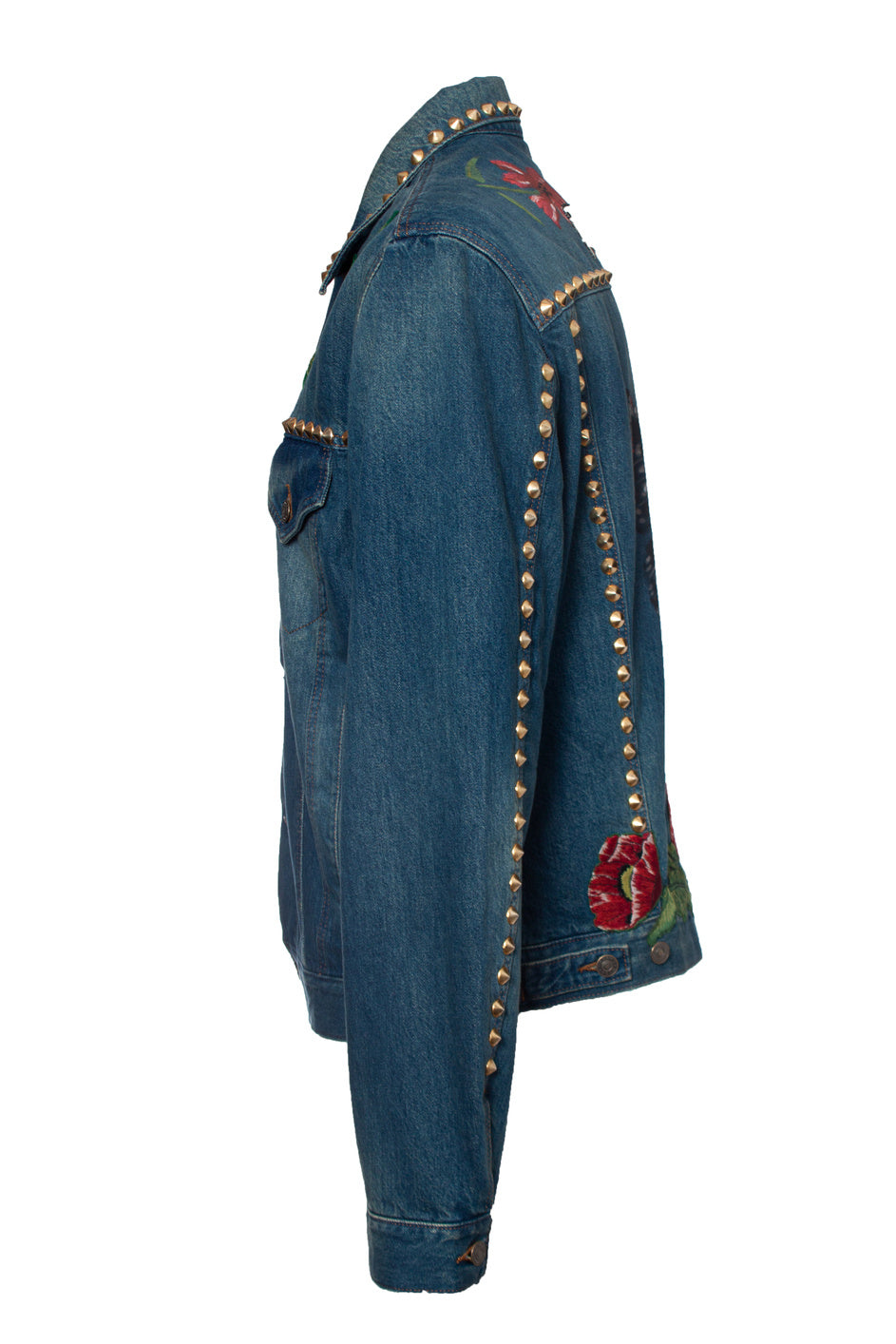 Men's Gucci Mare Gothicum denim jacket