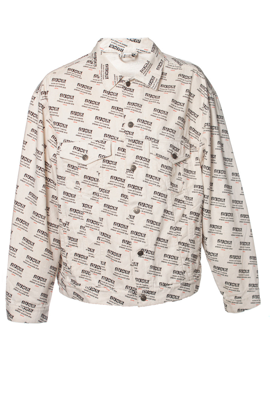 Men's Gucci Maison de L’ amour denim jacket