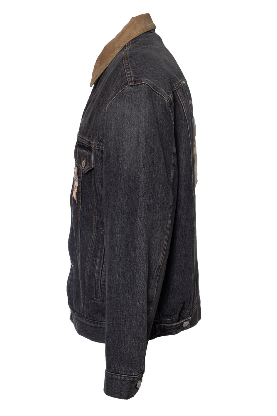 Men's Gucci Grey denim jacket with banana patch
