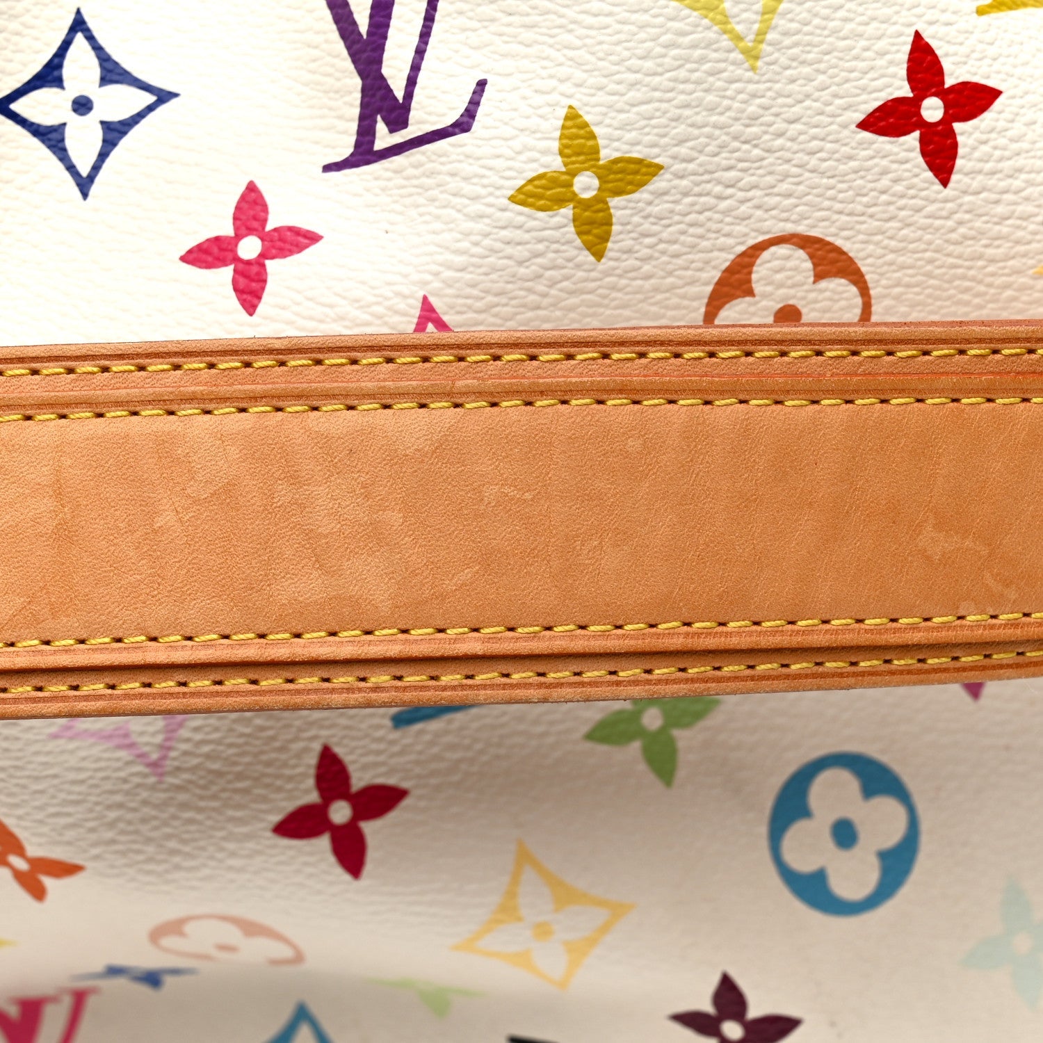 Monogram Multicolor Petit Noe White
