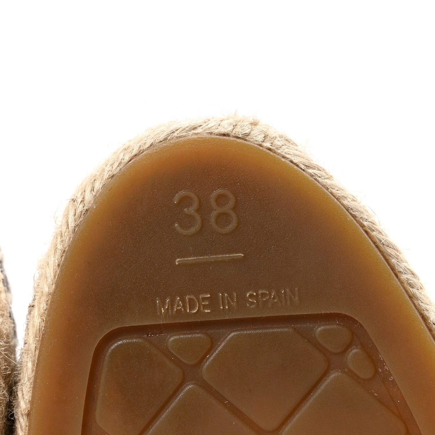 Lambskin CC Espadrilles 38 Black