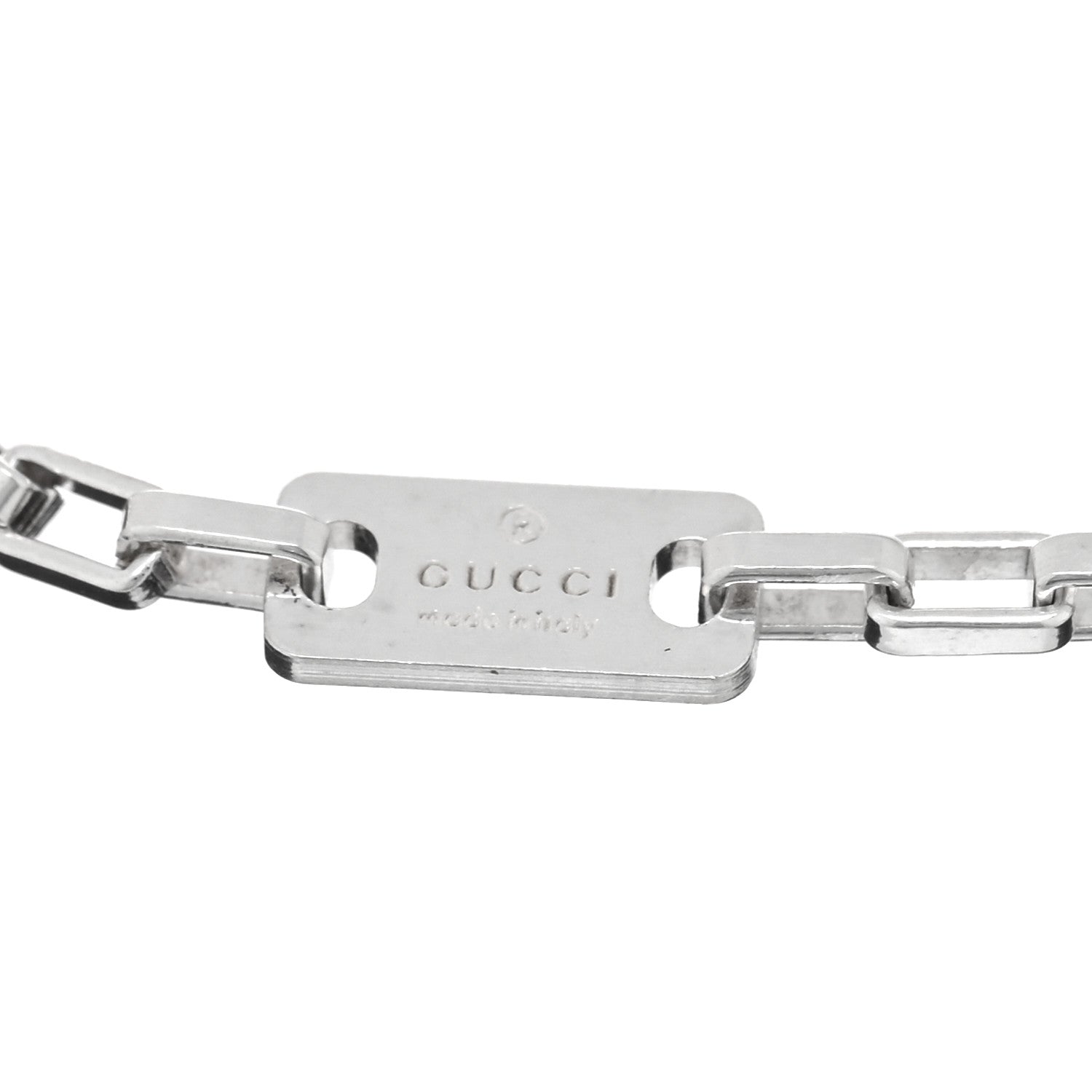 Sterling Silver Double G Charm Bracelet