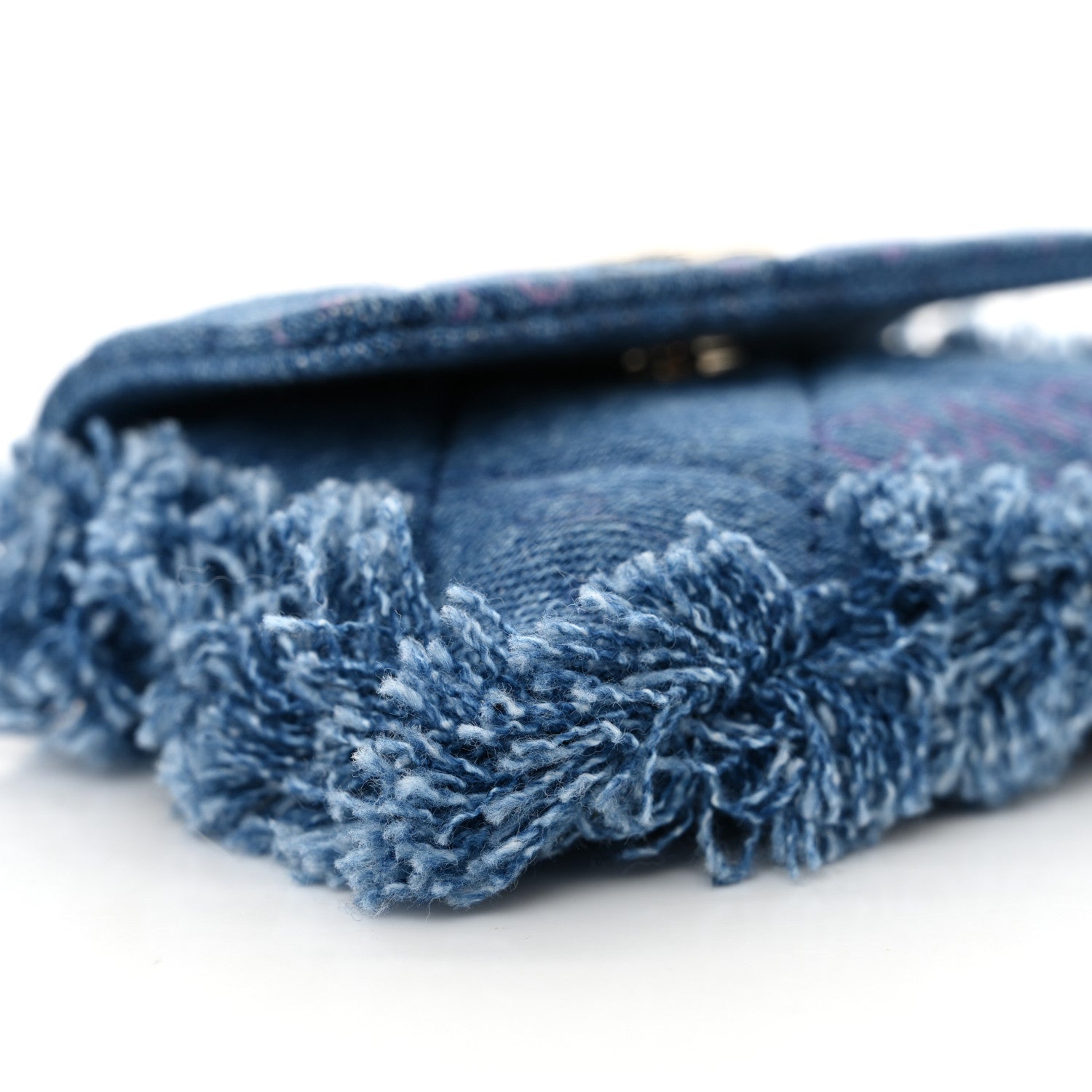 Denim Quilted Denim Mood Belt Bag Blue Multicolor