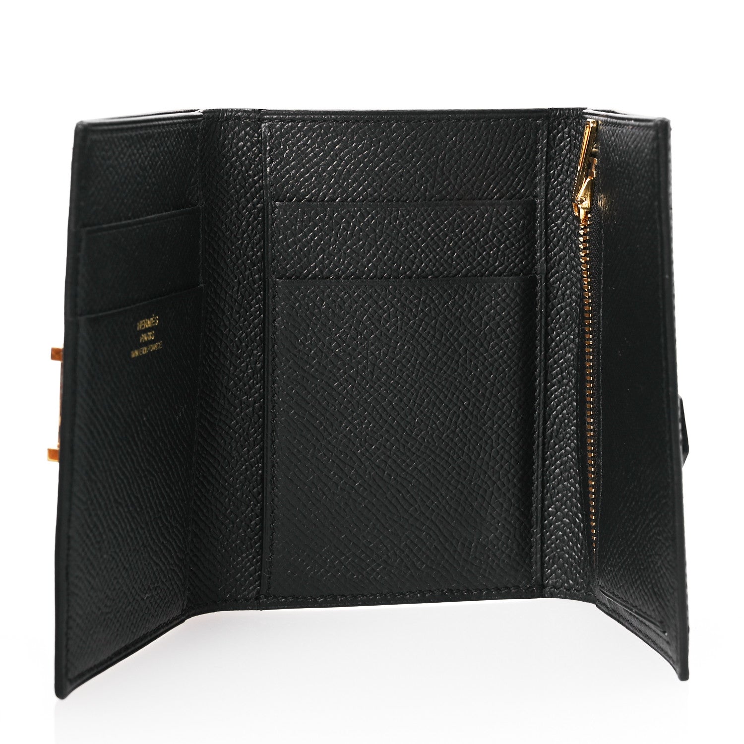 Epsom Tri-Fold Compact Bearn Wallet Black