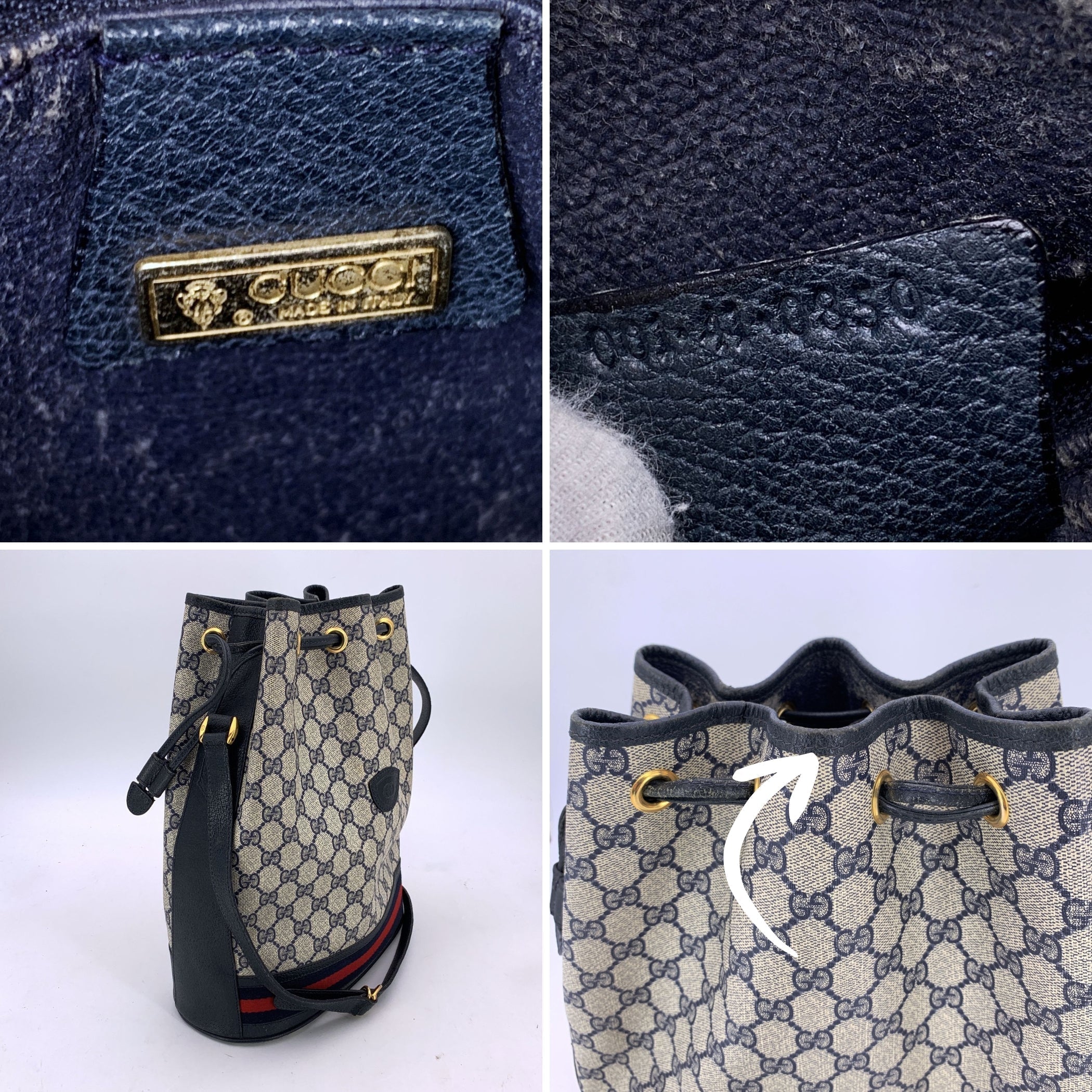 Ophidia Bucket Bag GG Coated Canvas Medium