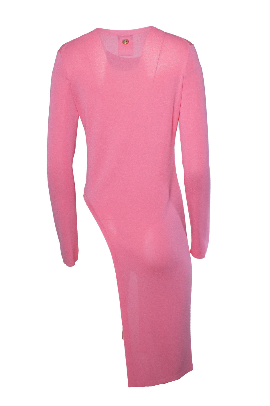 Women's Chanel knitted barbie pink asymmetric top
