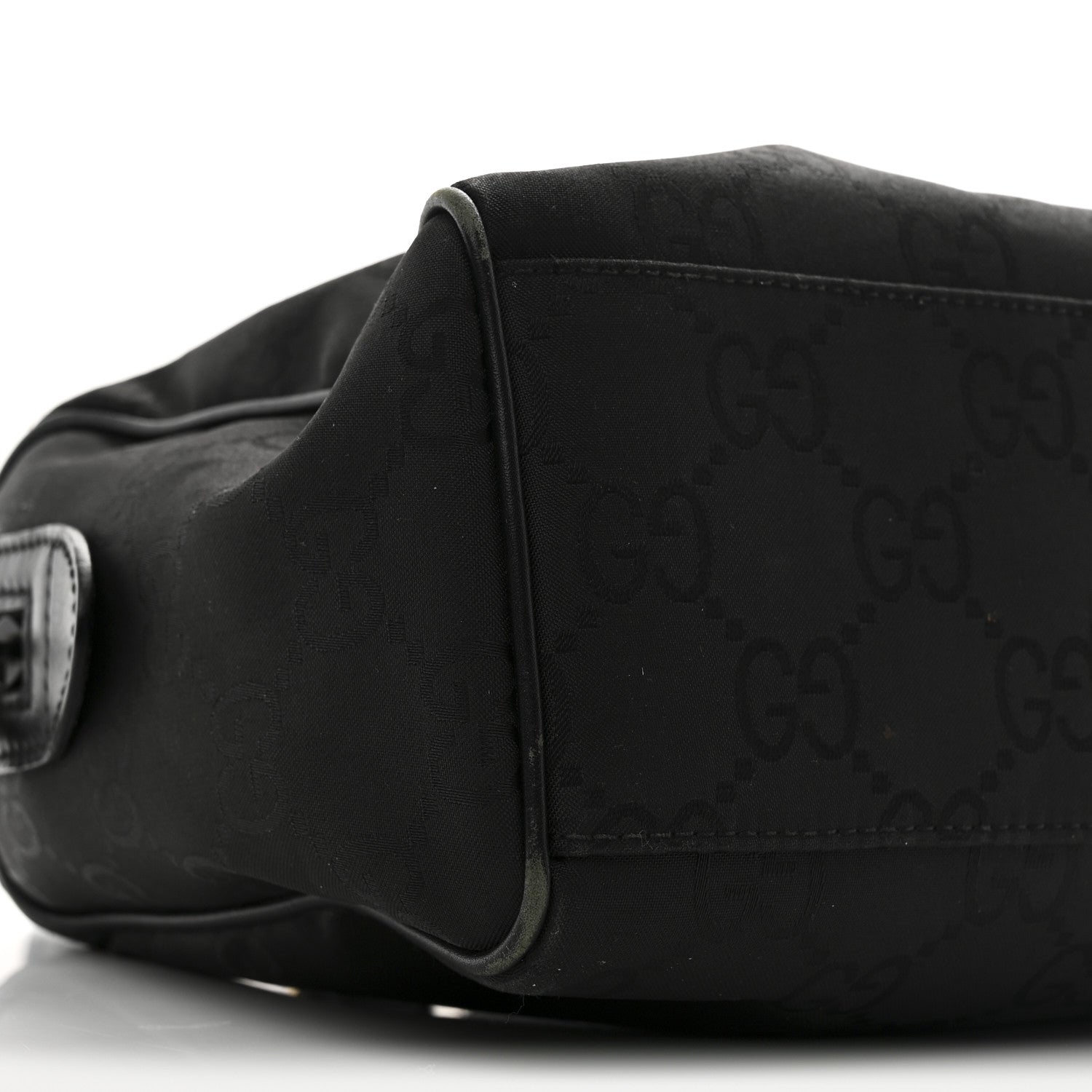 Nylon Monogram Small Boston Black