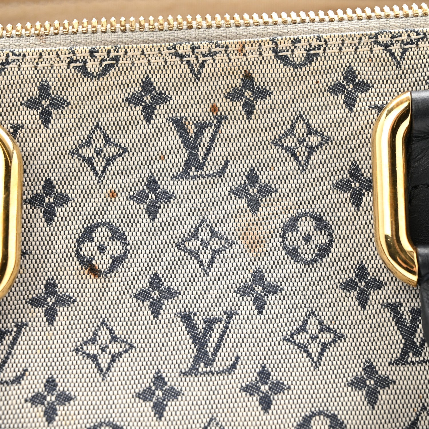 Mini Monogram Alma Long Blue