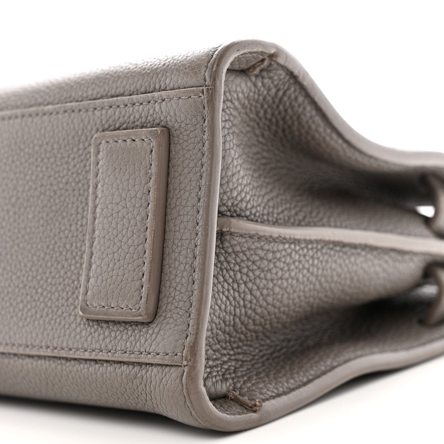 Grained Calfskin Nano Supple Sac De Jour Fog